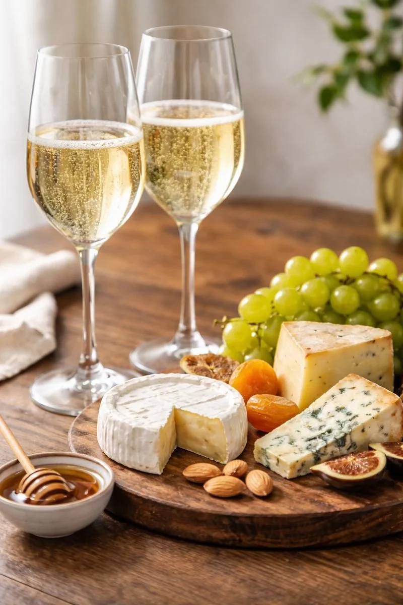 Premium Champagne and Cheese Tasting