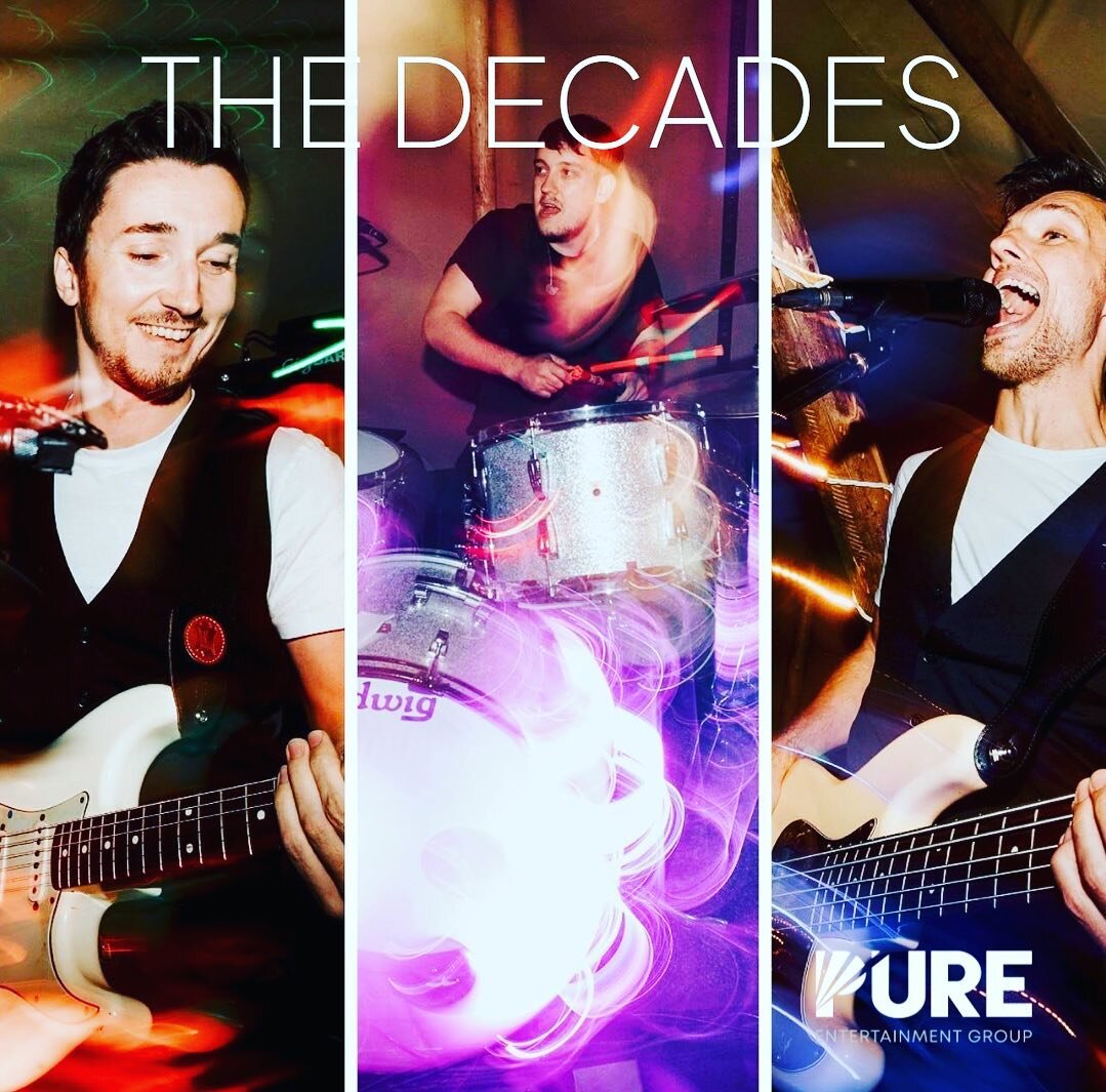 ARTIST SPOTLIGHT : @thedecadesbanduk 

With such a wide variety of material at their fingertips, The Decades are a well oiled machine perfect for any occasion and audiences young and old! 

Their energy and enthusiasm is highly contagious and guarant