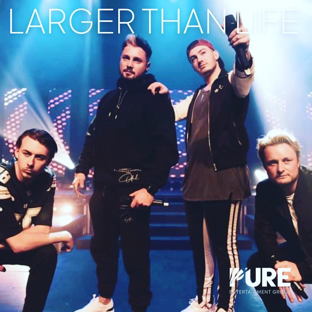 ARTIST SPOTLIGHT : @thisislargerthanlife 

Larger than Life is made up of four talented guys from across the UK. 

The boys have all performed around the world, whether it&rsquo;s in an arena, a cruise ship or a holiday park - you name it they&rsquo;