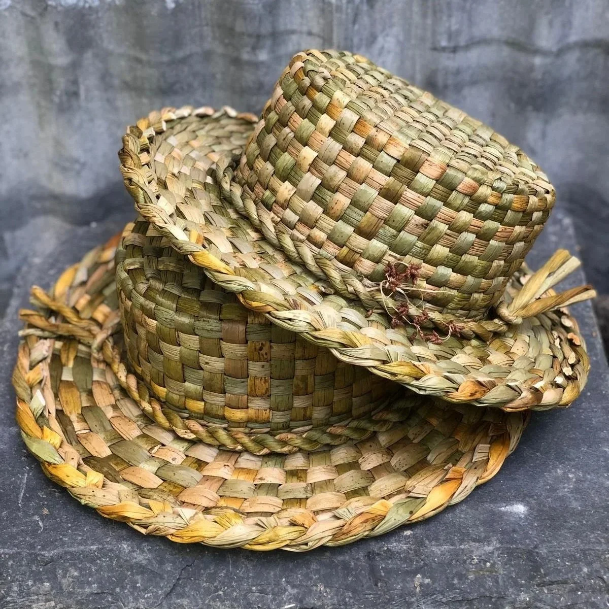 Rush Weaving (Hat and Table Mat) - Rosie Farey