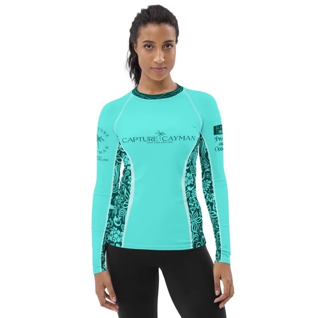 We are delighted to announce custom Capture Cayman merchandise is now available for purchase worldwide, through our preferred partner, Nick Harvey Books. Women's and Men's ranges available. Please check out our range of snorkelling/diving rash guards