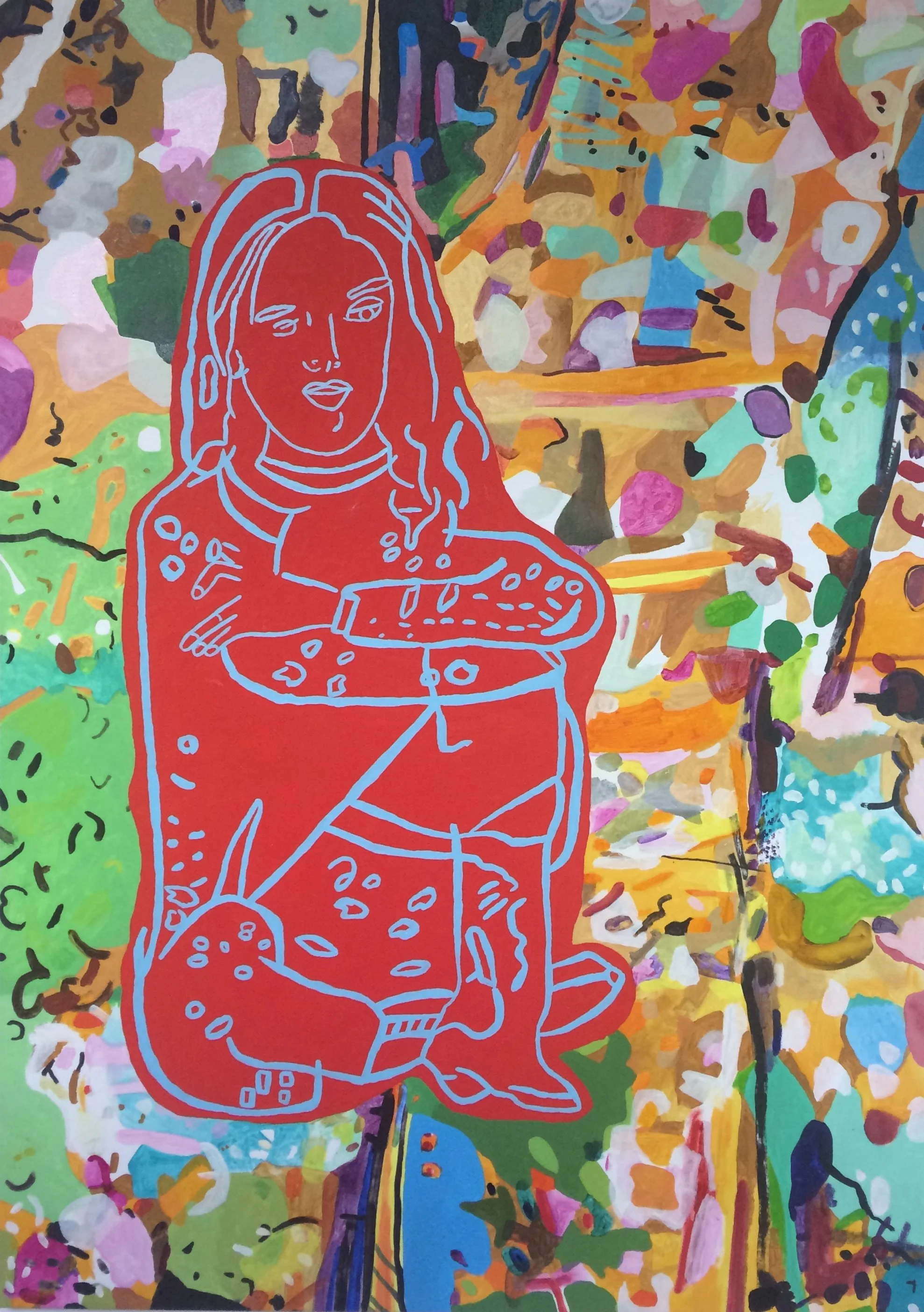 Forest Vogue
168x120cm
oil on linen