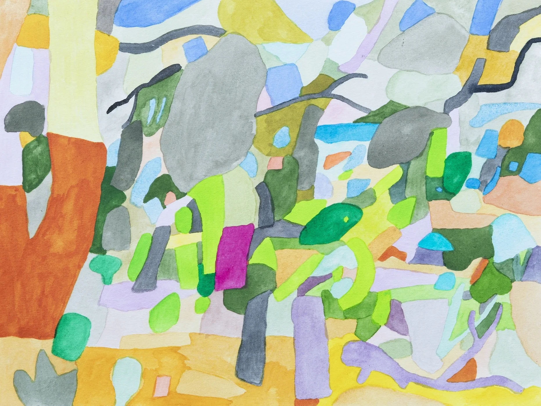 VALMY, 2024, watercolour on paper, 24x32 cm
