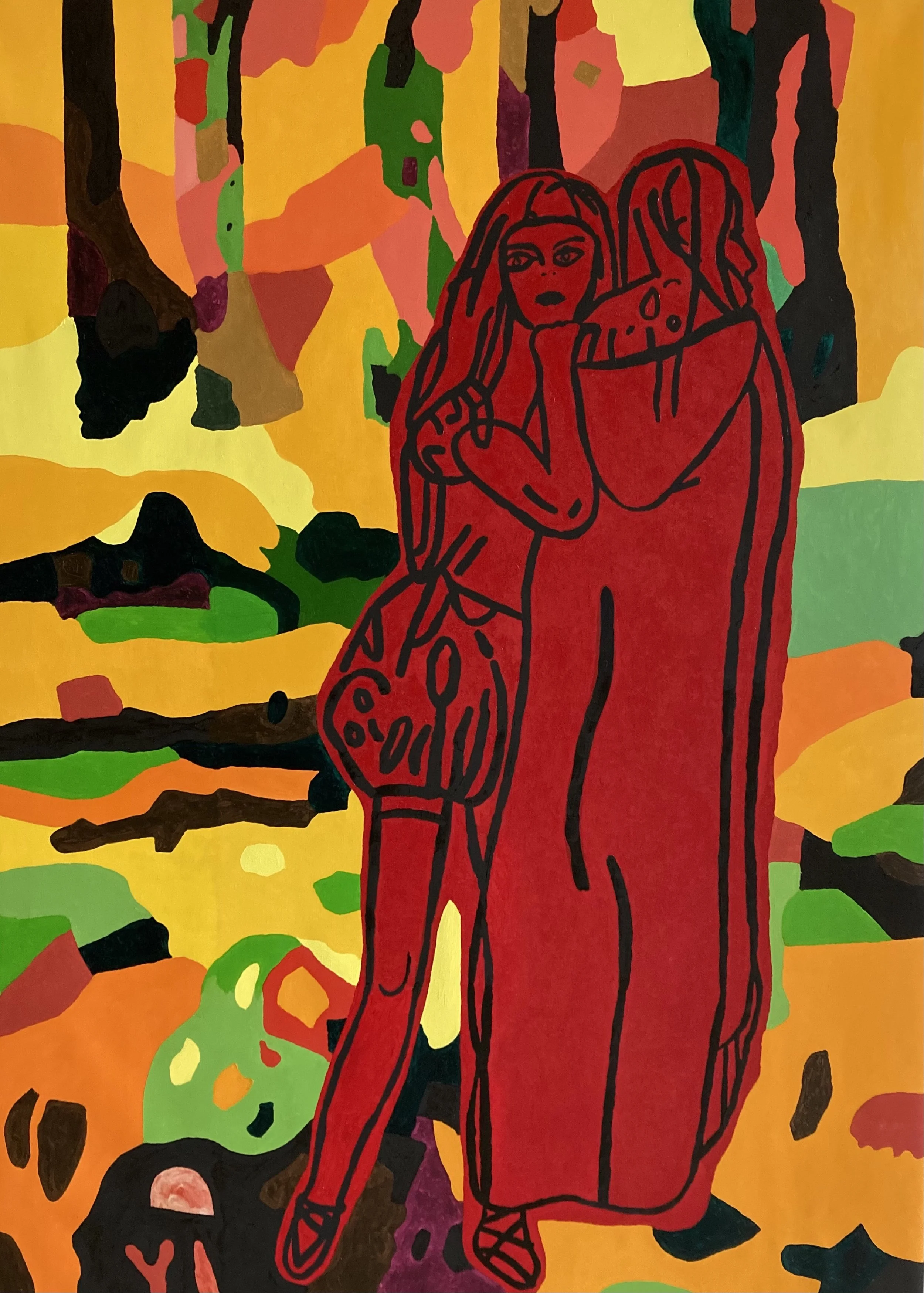 Forest Vogue
oil on linen
120x168 cm