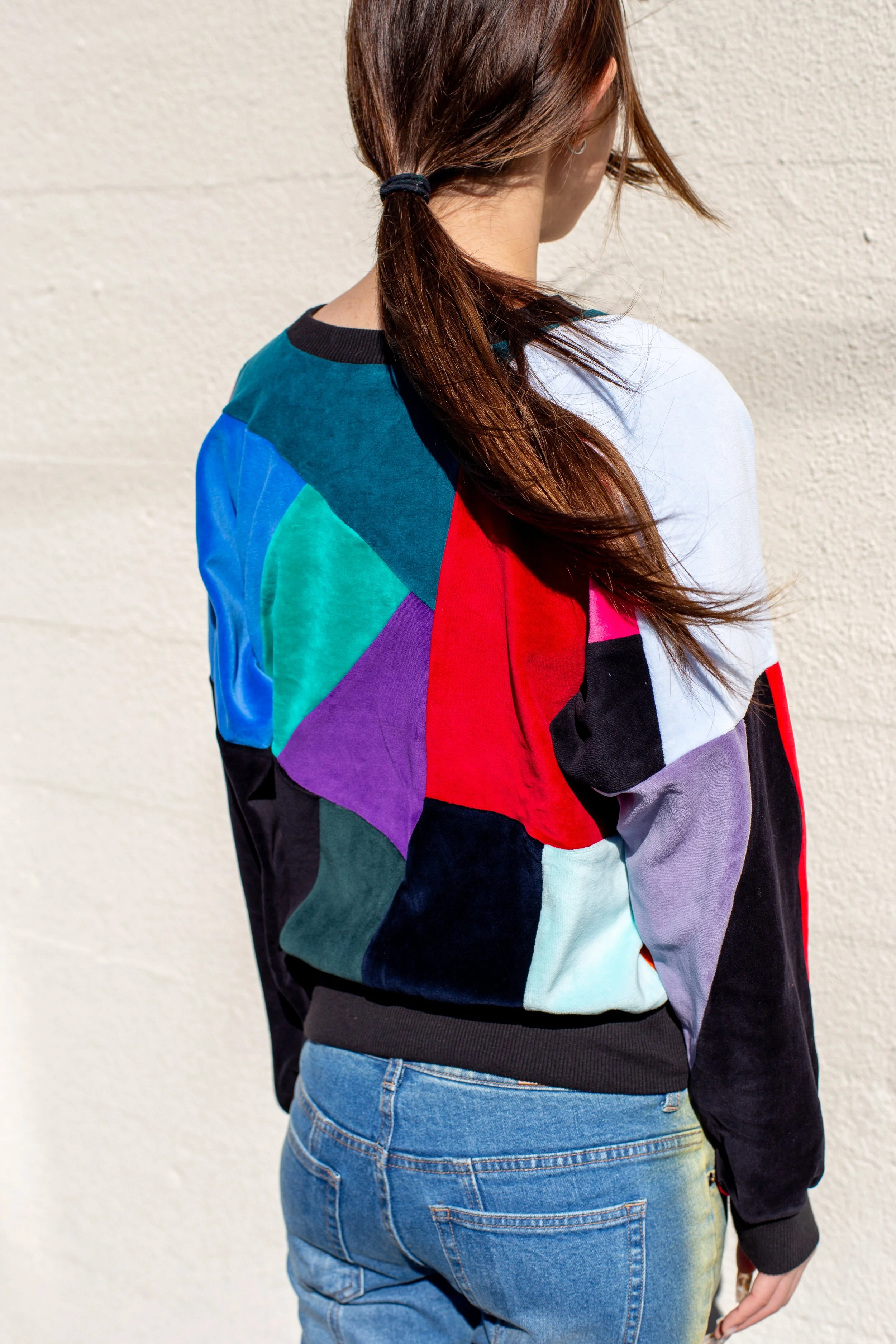 SUPER COLOUR - Patchwork Sweater