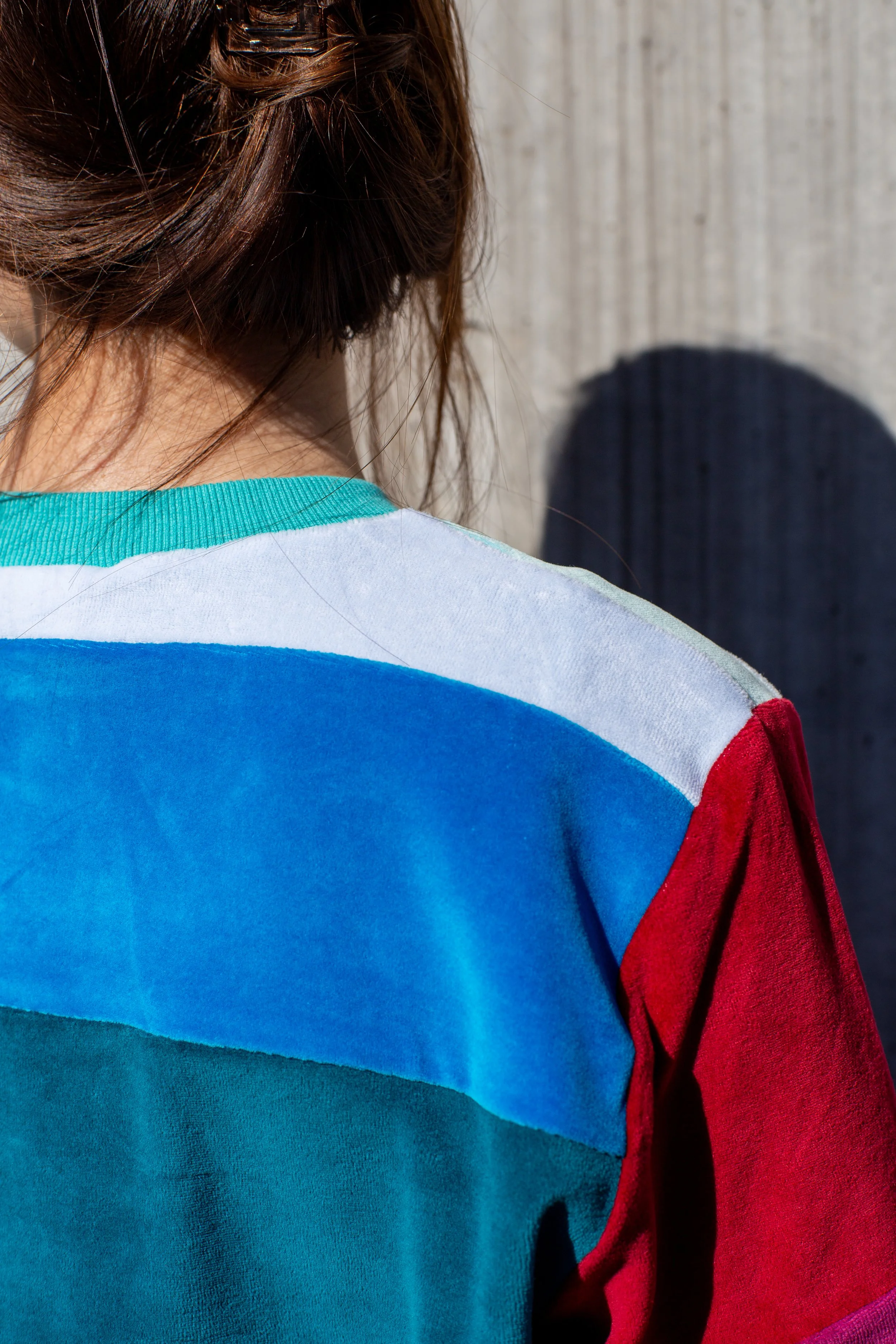 BIG STRIPE - Designers Patchwork Sweater (デザイナーズ パッチワーク セーター)