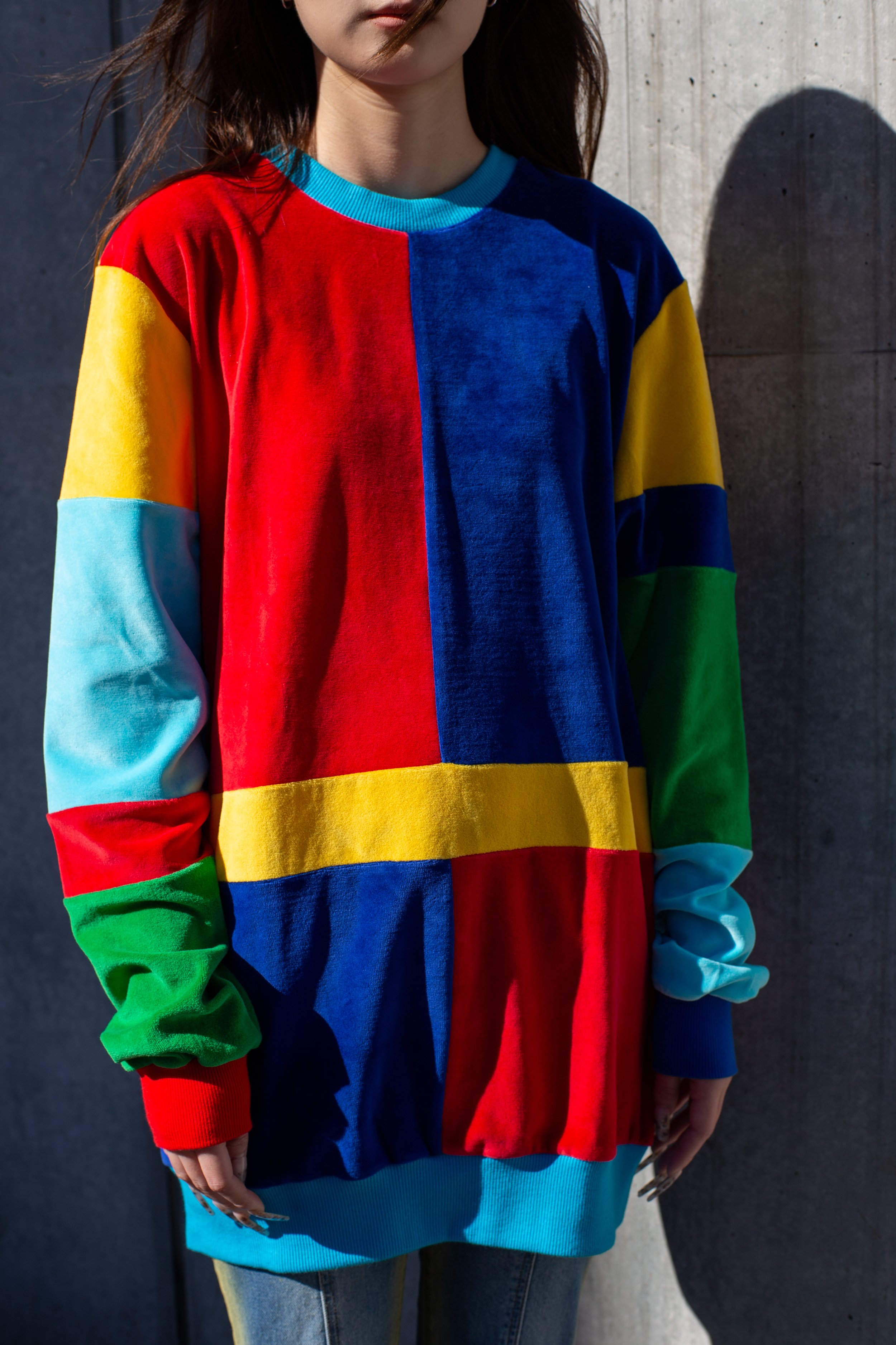 TAROT - Designers Patchwork Sweater (デザイナーズ パッチワーク セーター)