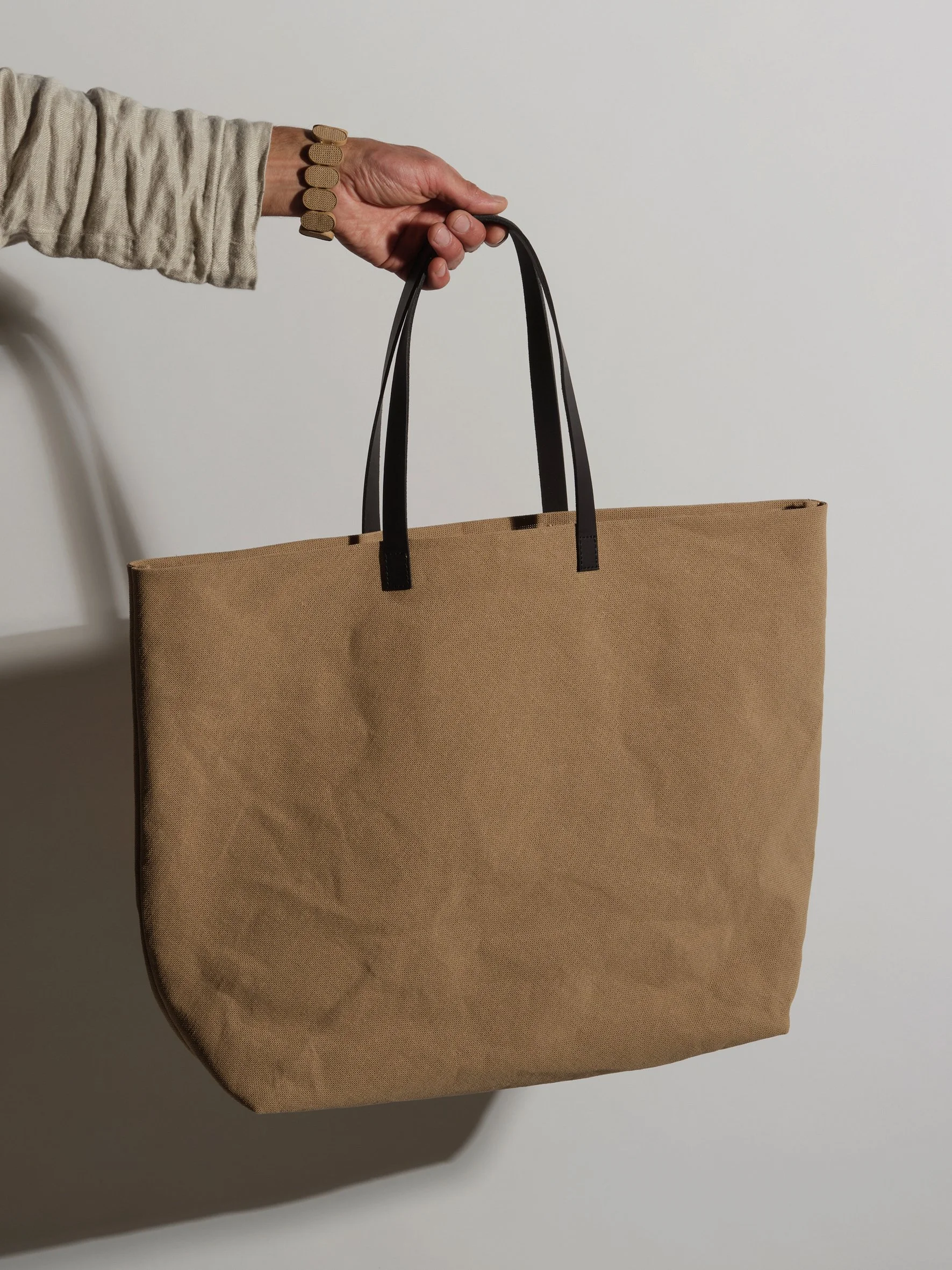 MERCATO Large Panama Paper Tote Bag - Double Layered