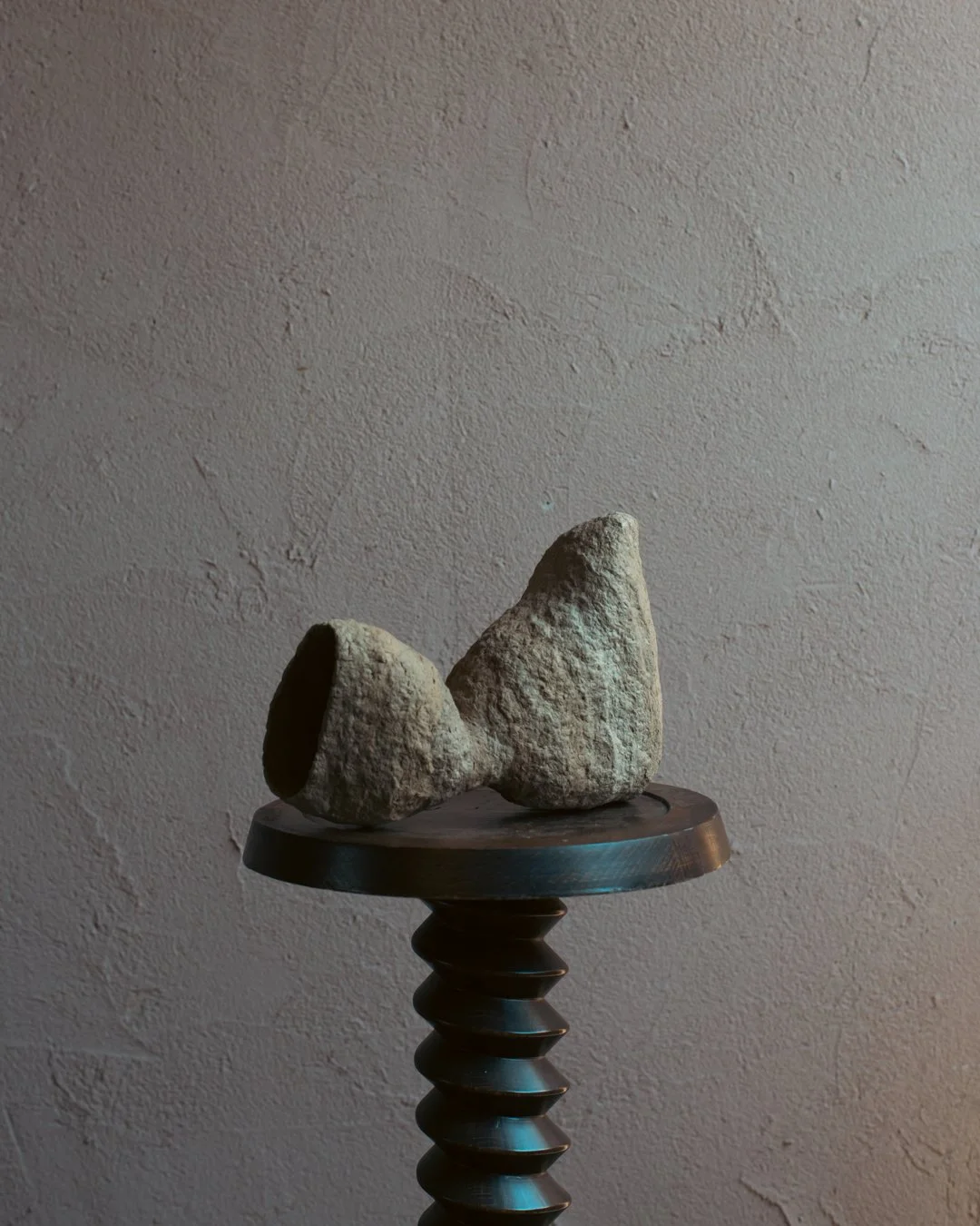 ADOBE small no.3 - Cave Opening Paper Pulp Sculpture