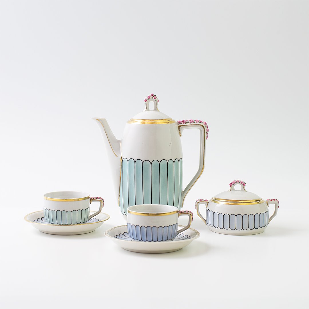 1920s German Ceramic Mocca Set (1920s ジャーマン セラミック モカセット)