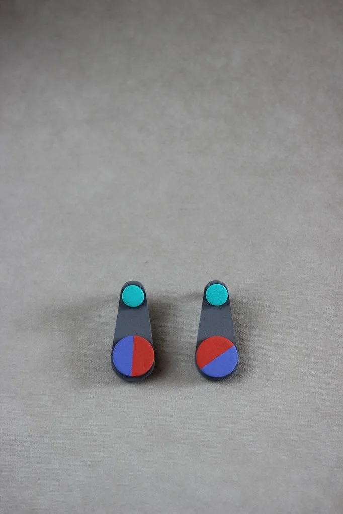 Celeste - Double small movement earrings