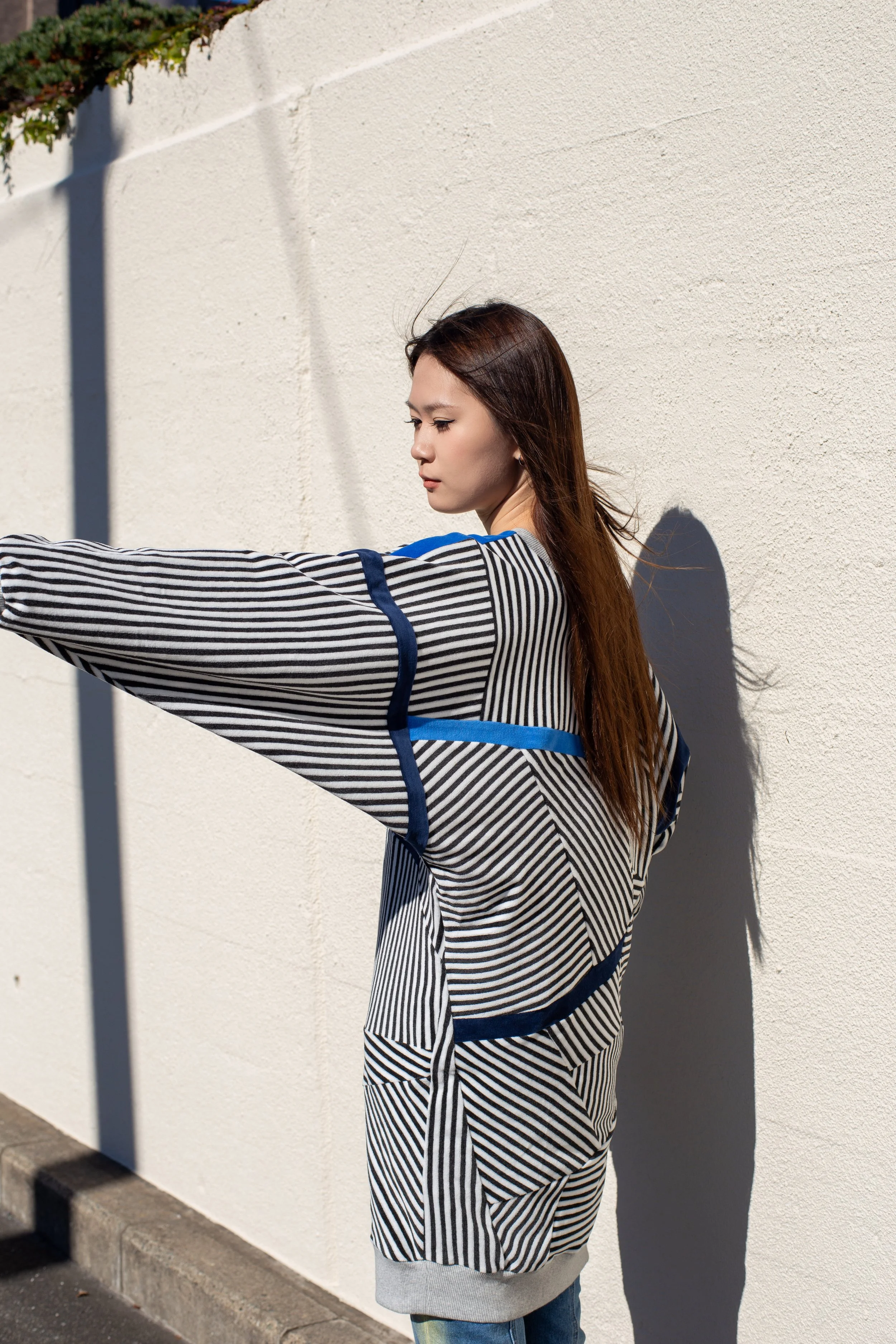 SUPER STRIPE DRESS - Designers Patchwork Dress (デザイナーズ パッチワーク ドレス)