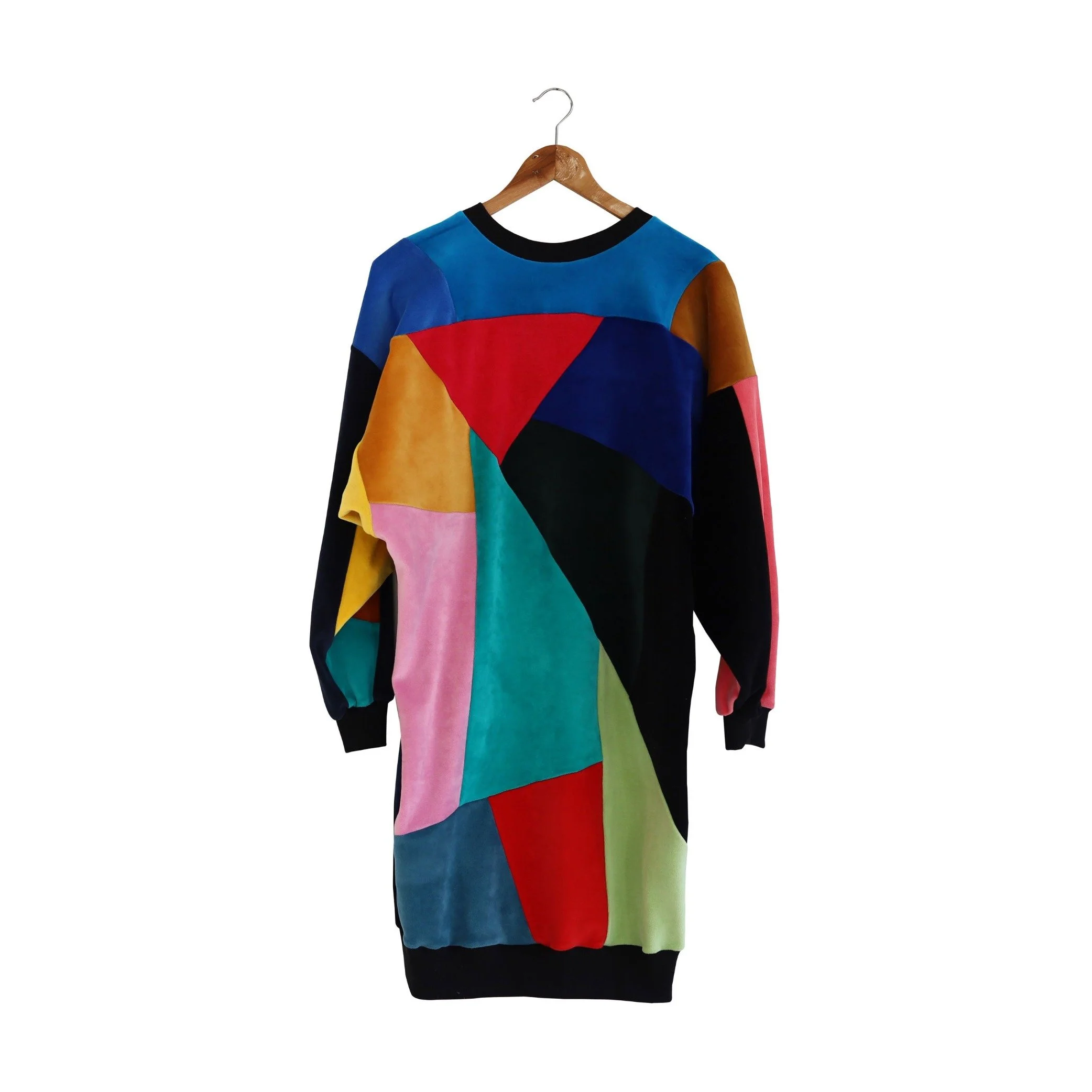SUPER COLOUR DRESS (BIG PIECES) - Designers Patchwork Dress (デザイナーズ パッチワーク ドレス)