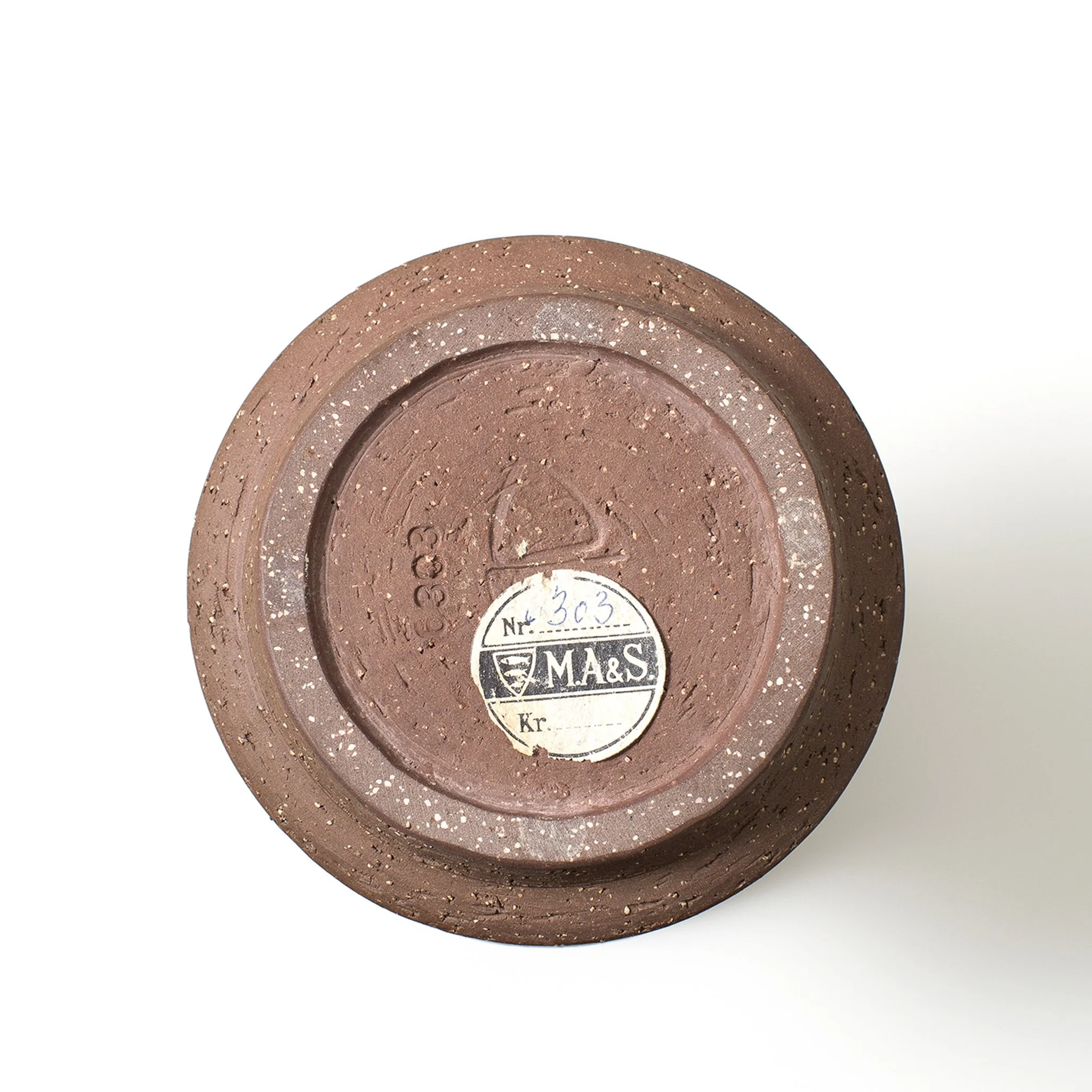 Ceramic Vase / Denmark c.1960s Michael Andersen & Son