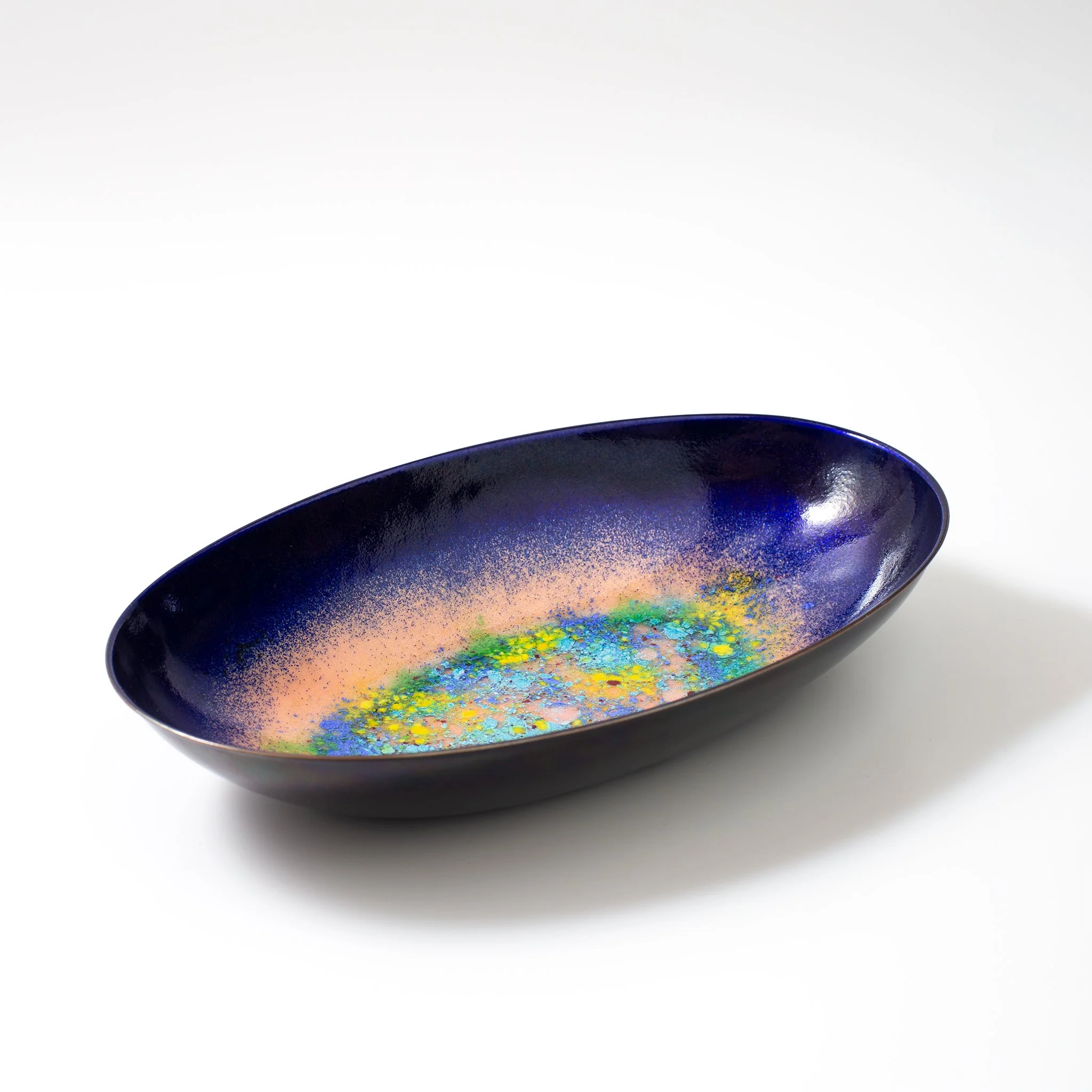 Decorative Copper Enamel Plate (デコラティブ コッパー エナメル プレート)