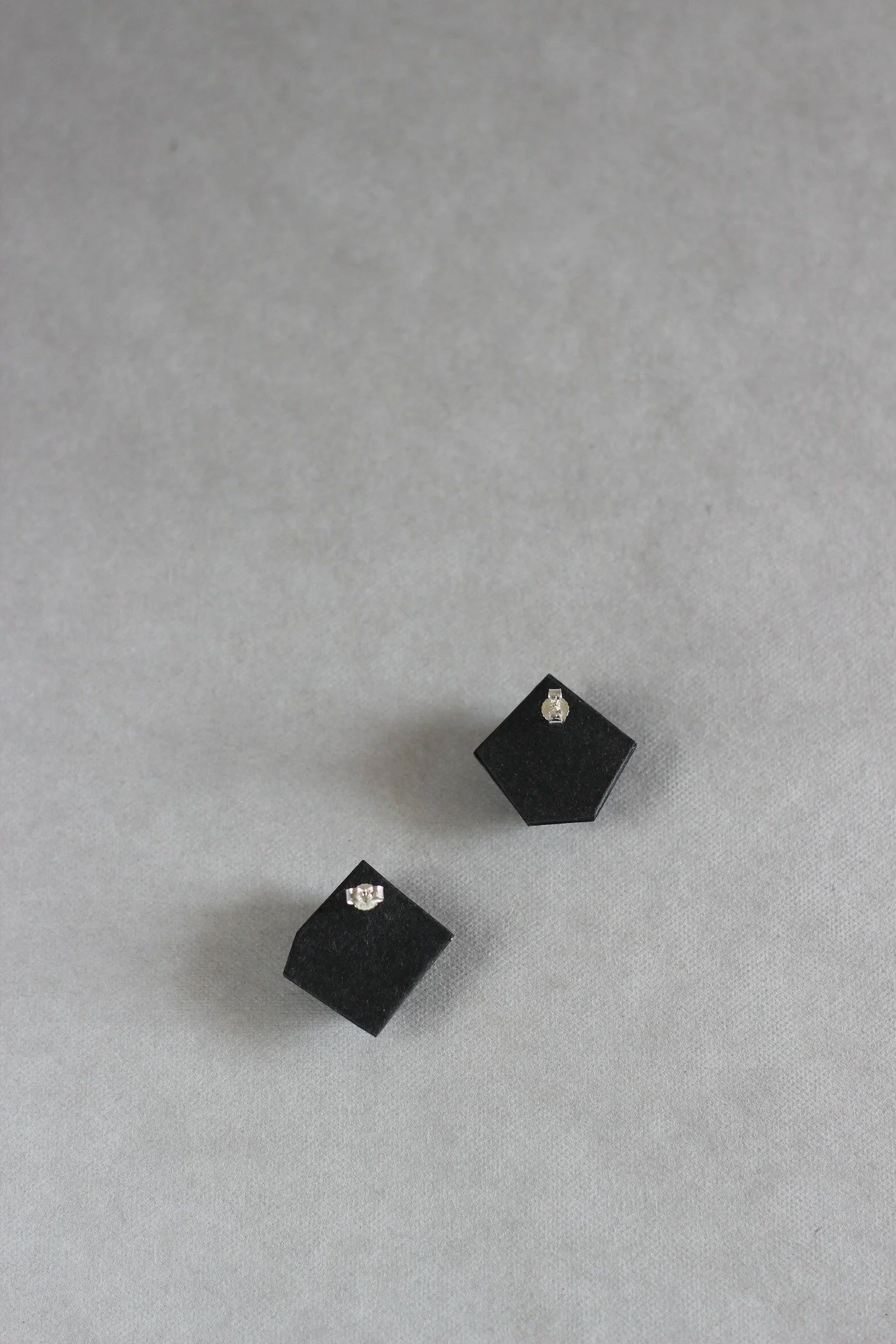 KRISTL Button Earrings Small - Geometric Wearable Art (Pair)