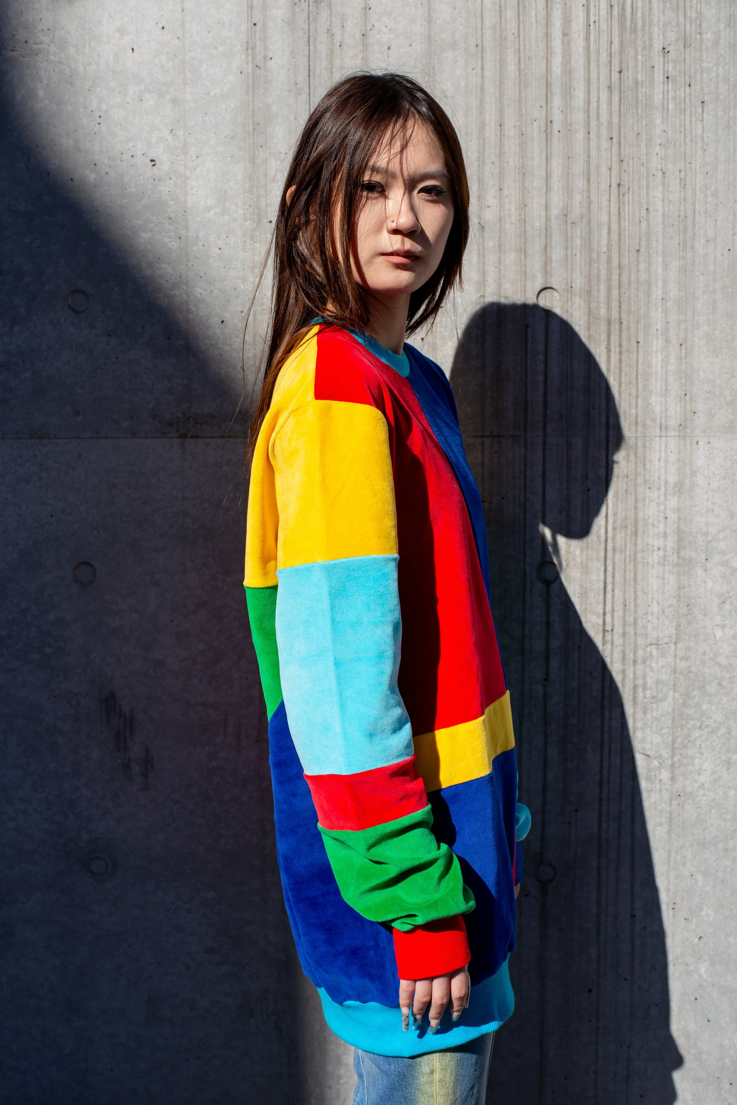 TAROT - Designers Patchwork Sweater (デザイナーズ パッチワーク セーター)