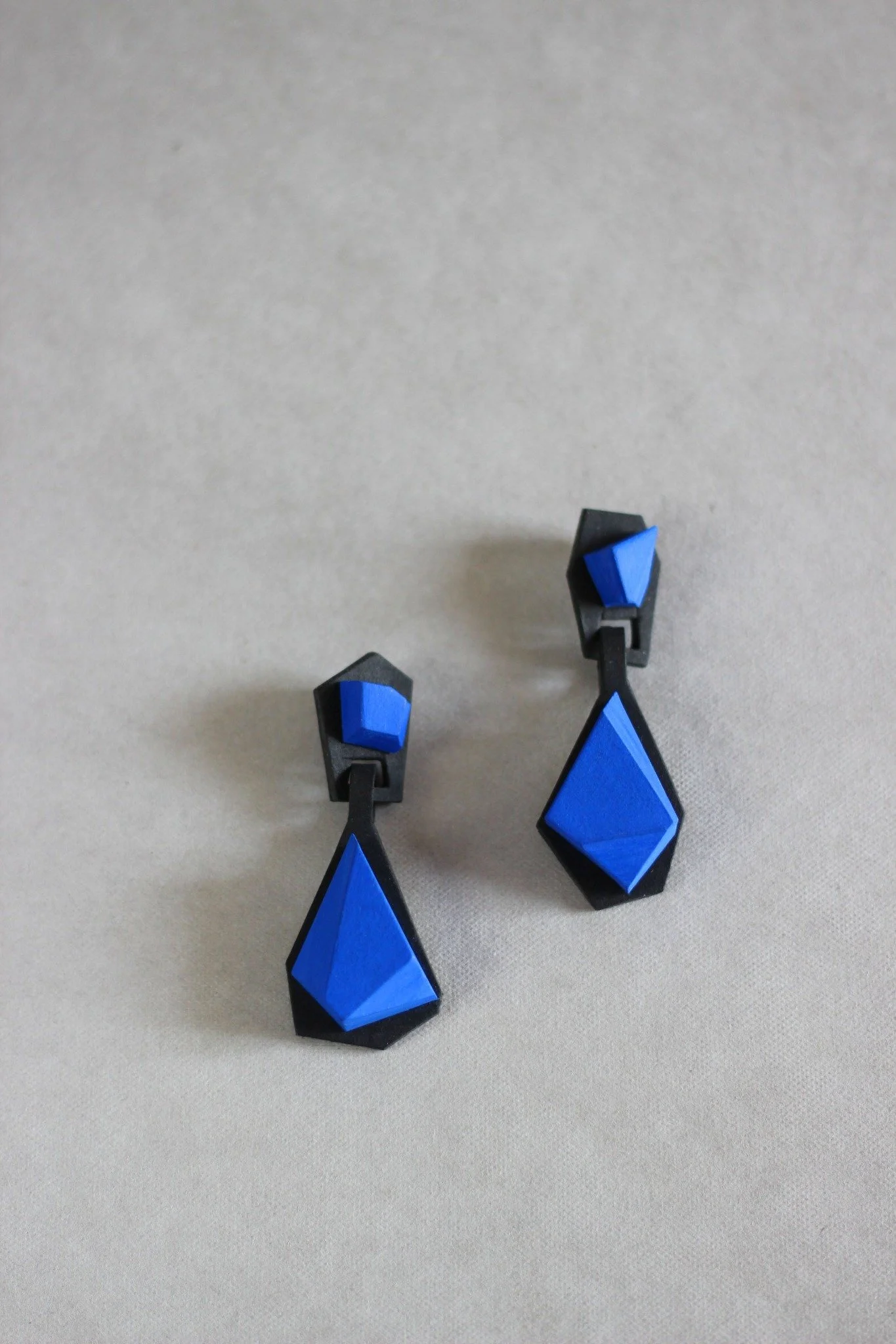 KRISTL Drop Earrings - Geometric Wearable Art (Pair)