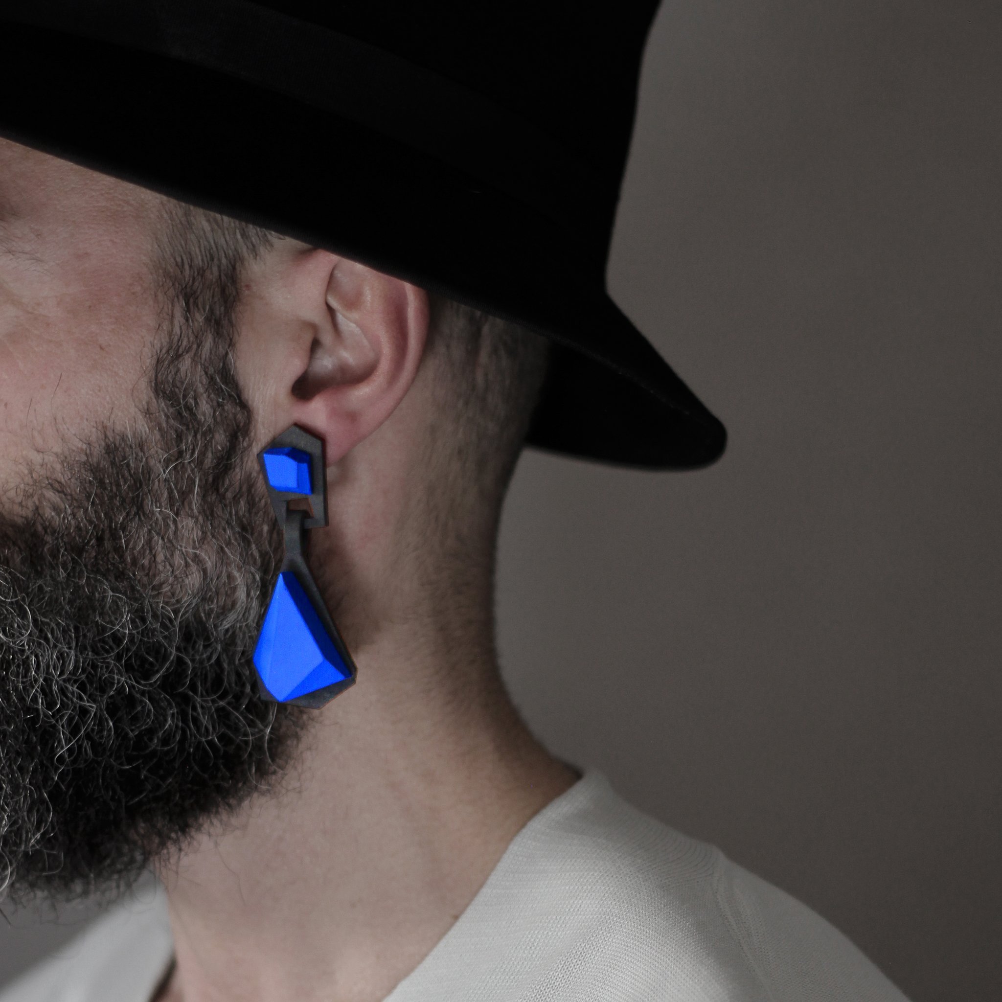 KRISTL Drop Earrings - Geometric Wearable Art (Pair)