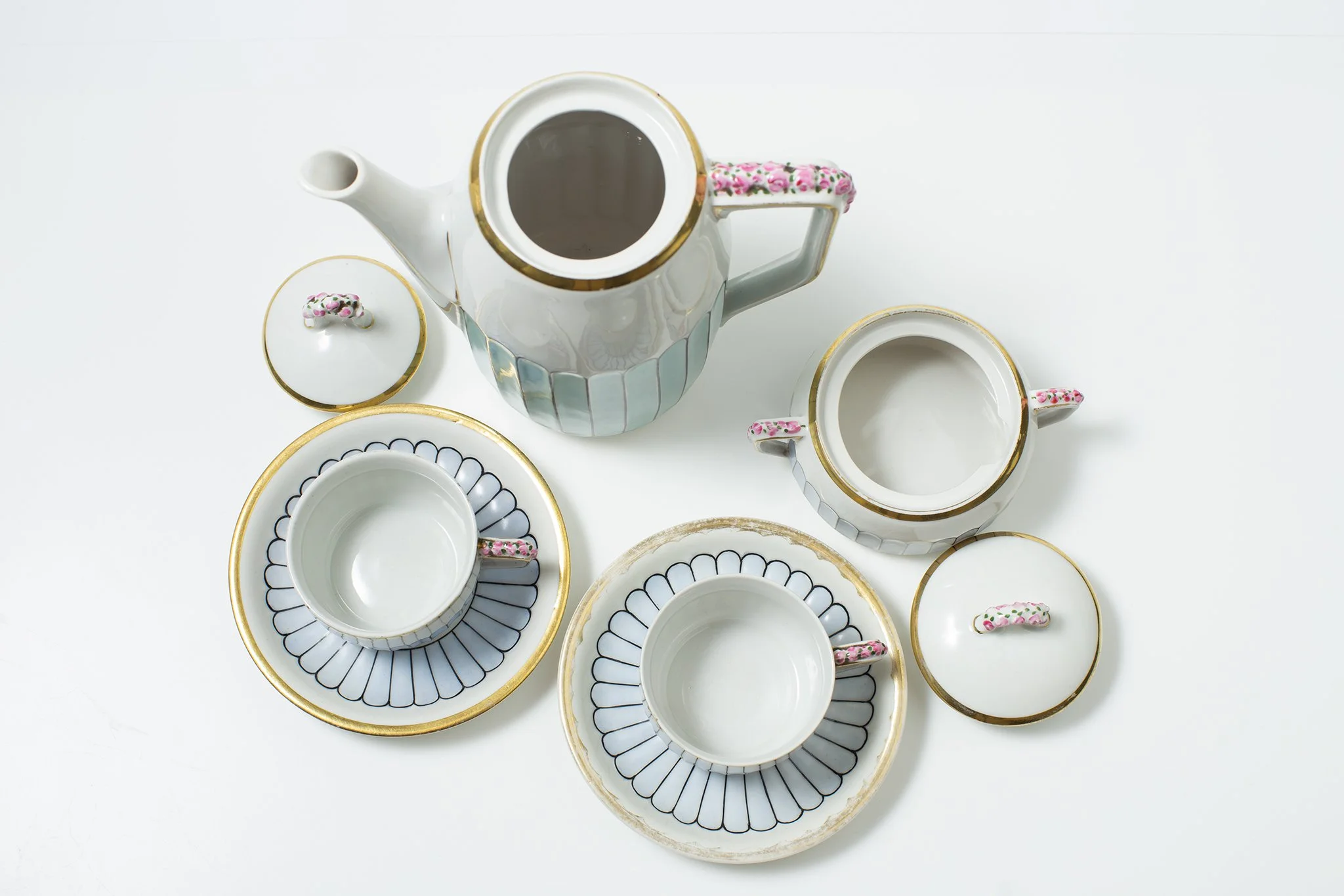 1920s German Ceramic Mocca Set (1920s ジャーマン セラミック モカセット)