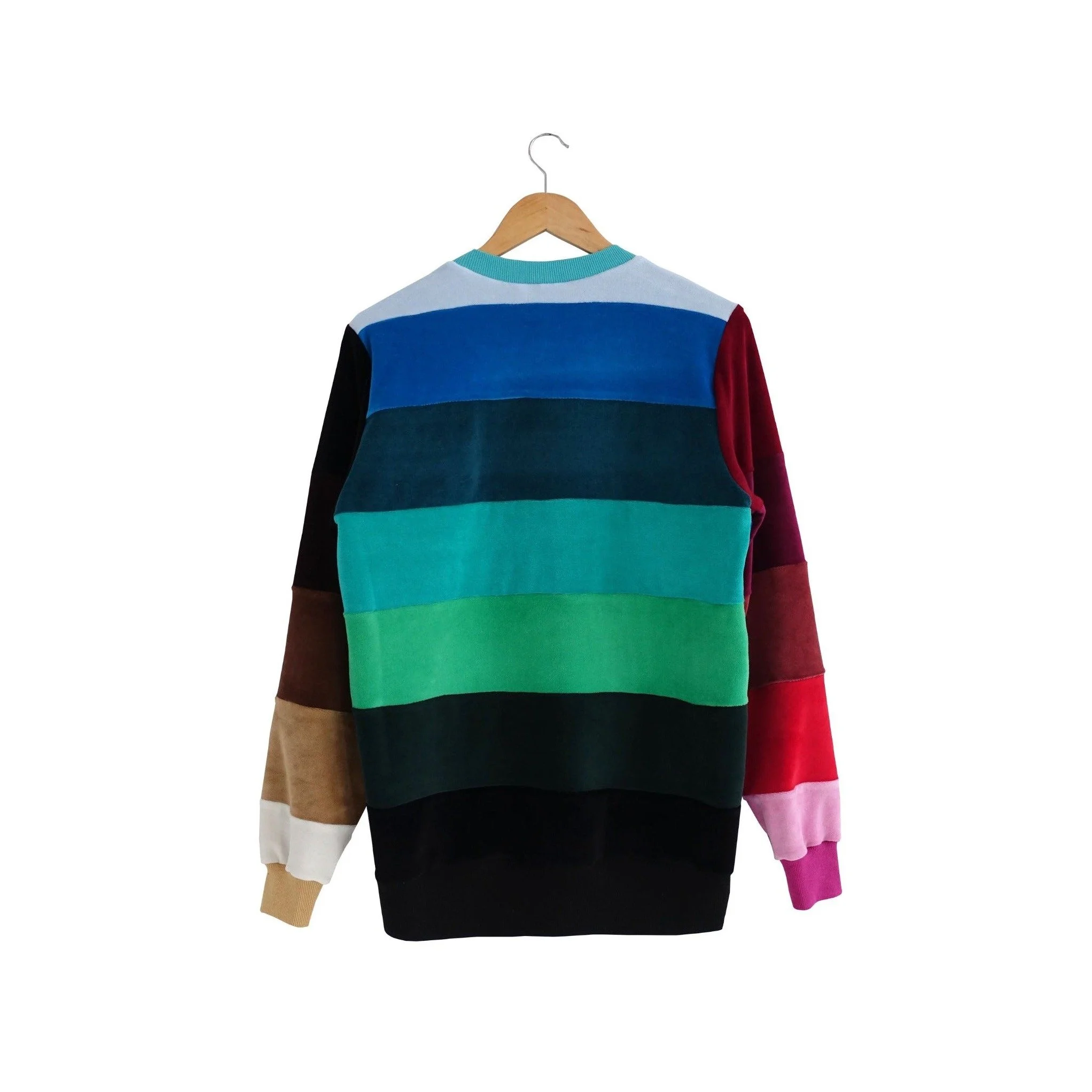BIG STRIPE - Designers Patchwork Sweater (デザイナーズ パッチワーク セーター)