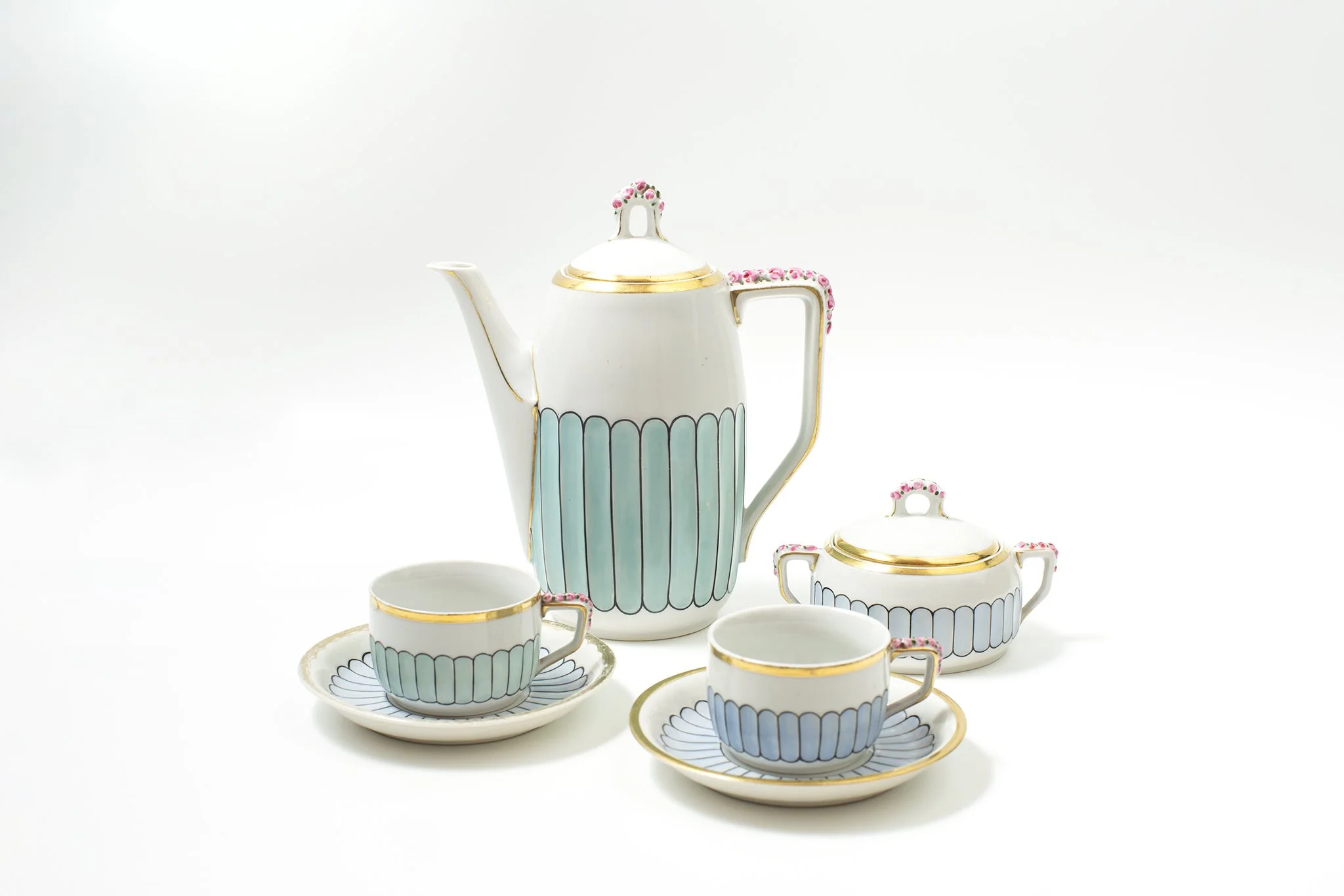 1920s German Ceramic Mocca Set (1920s ジャーマン セラミック モカセット)