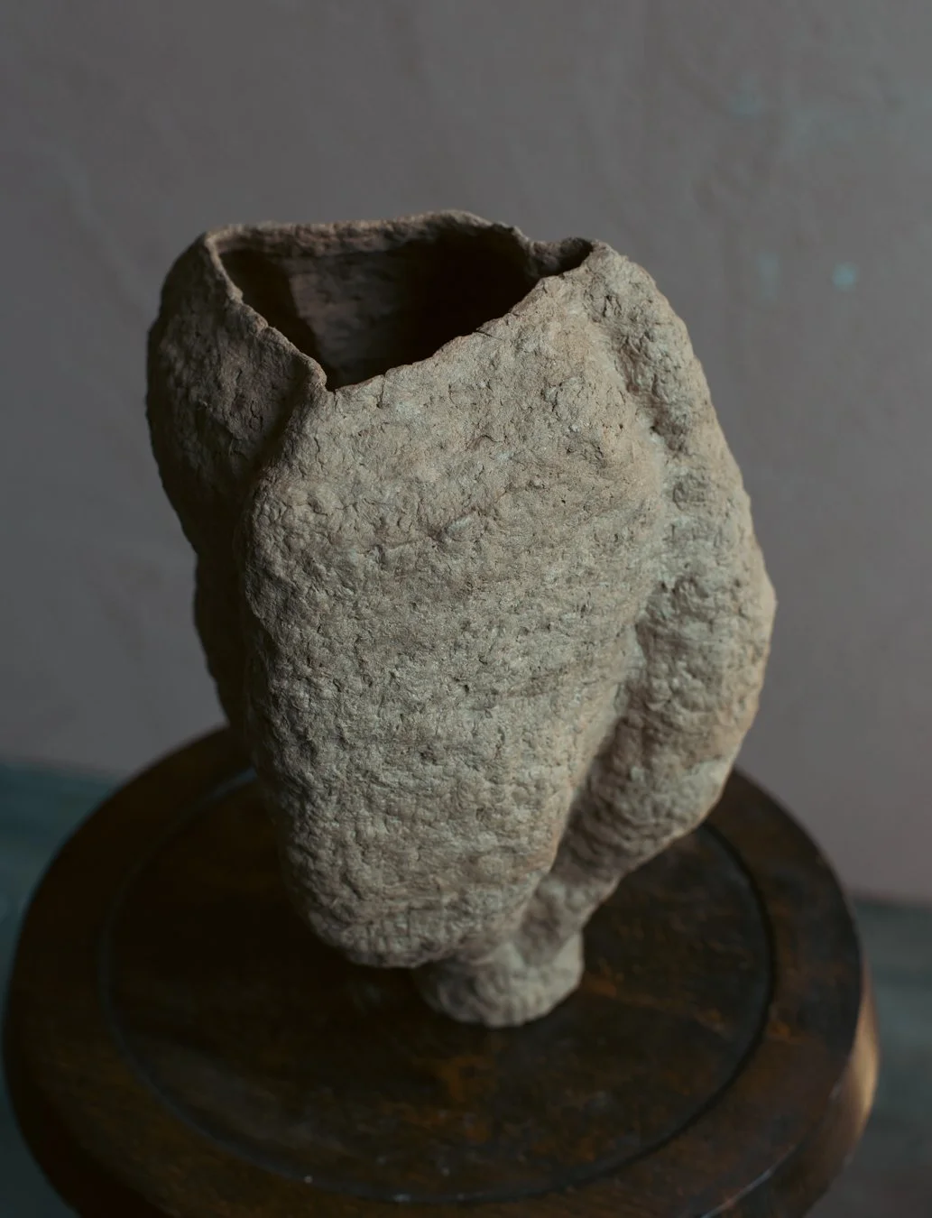ADOBE Small no.5 Handmade Paper Pulp Sculpture