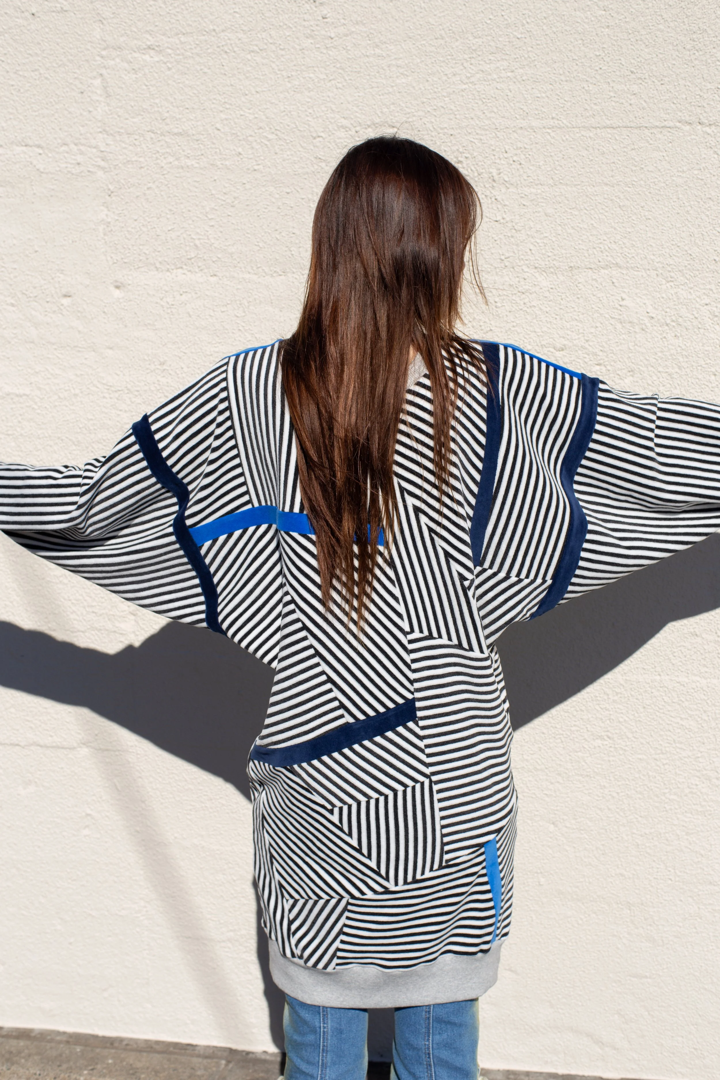 SUPER STRIPE DRESS - Designers Patchwork Dress (デザイナーズ パッチワーク ドレス)