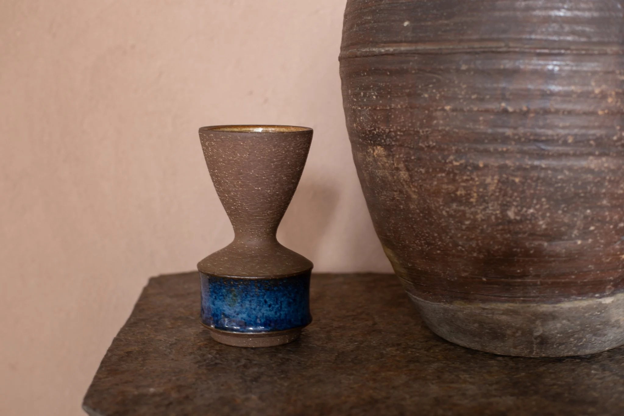 Ceramic Vase / Denmark c.1960s Michael Andersen & Son