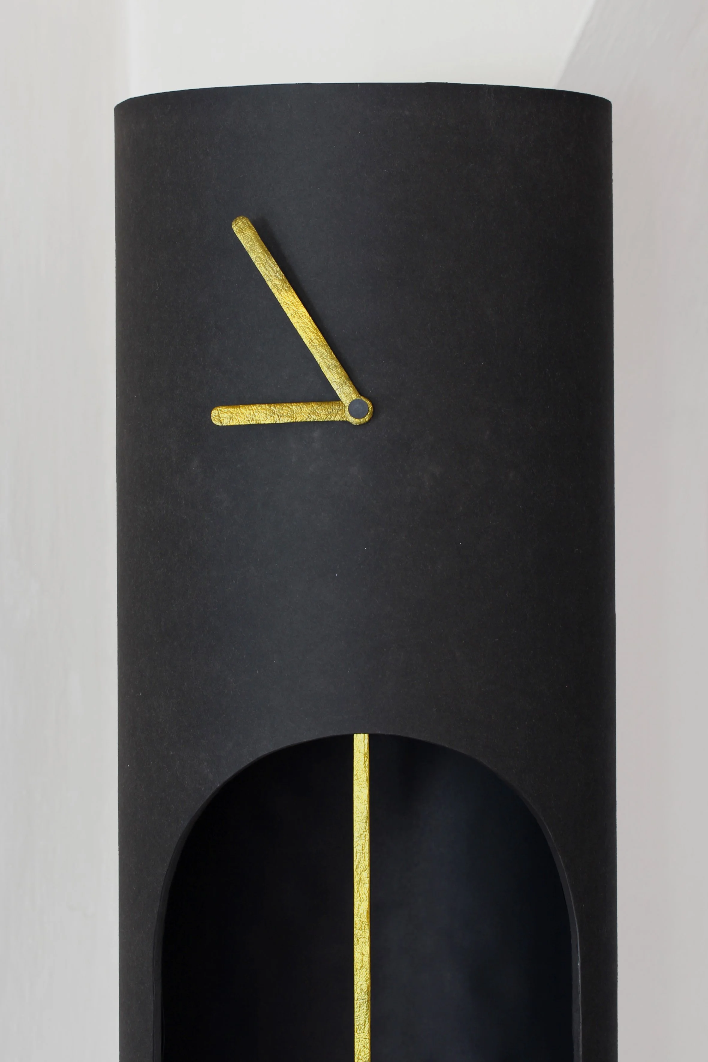 Column Clock - Tall Standing Paper Pendulum Clock