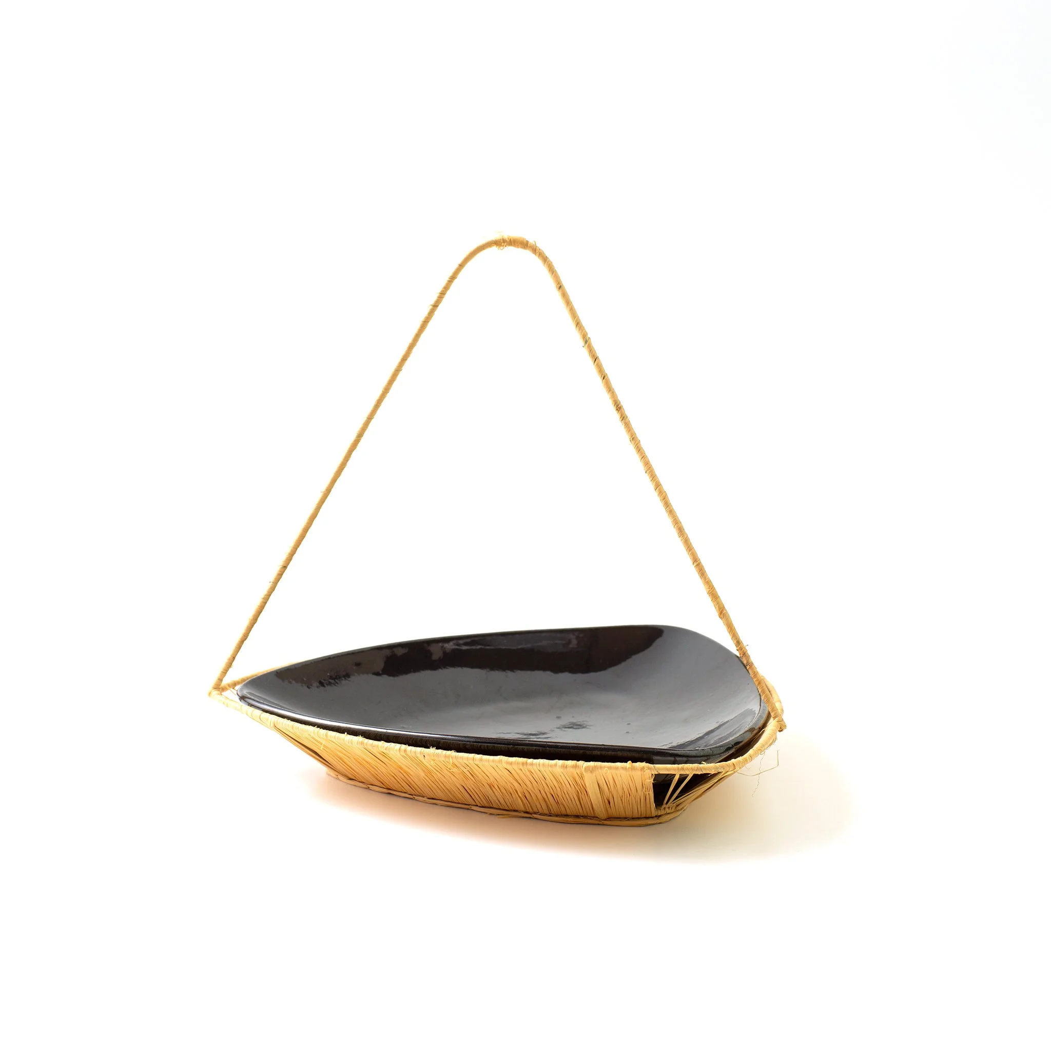 Ceramic & Hemp Wire Basket (セラミック＆ヘンプ ワイヤーバスケット)