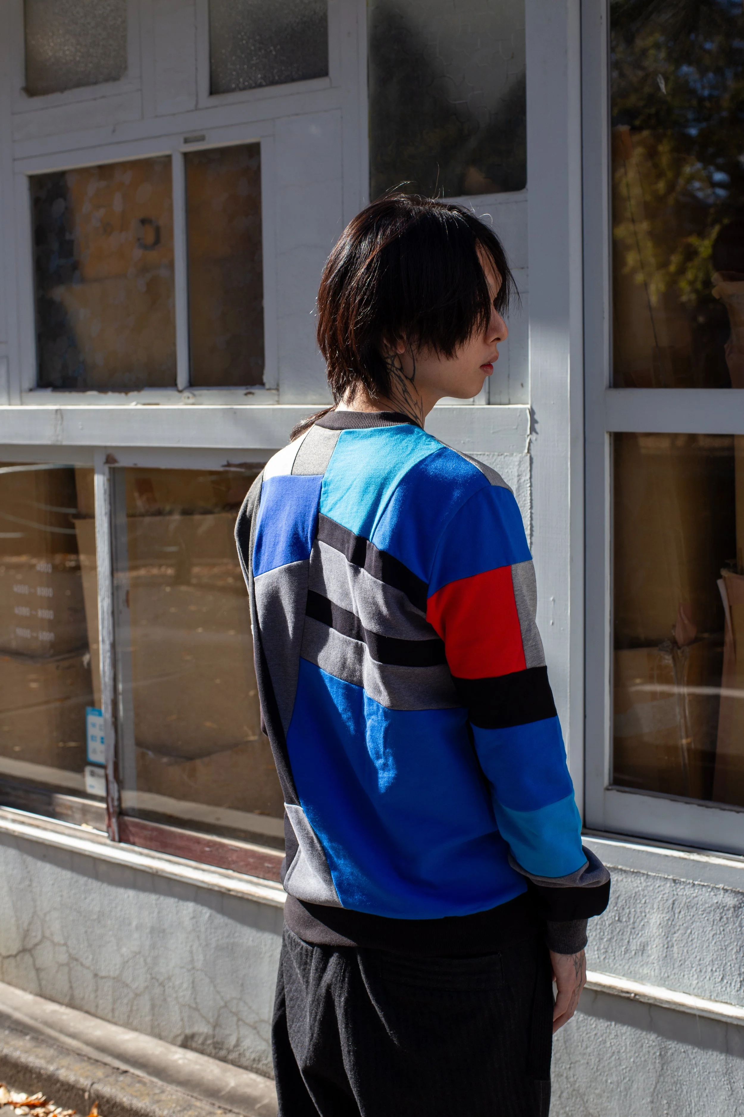 MEMORIES -  Patchwork Sweater