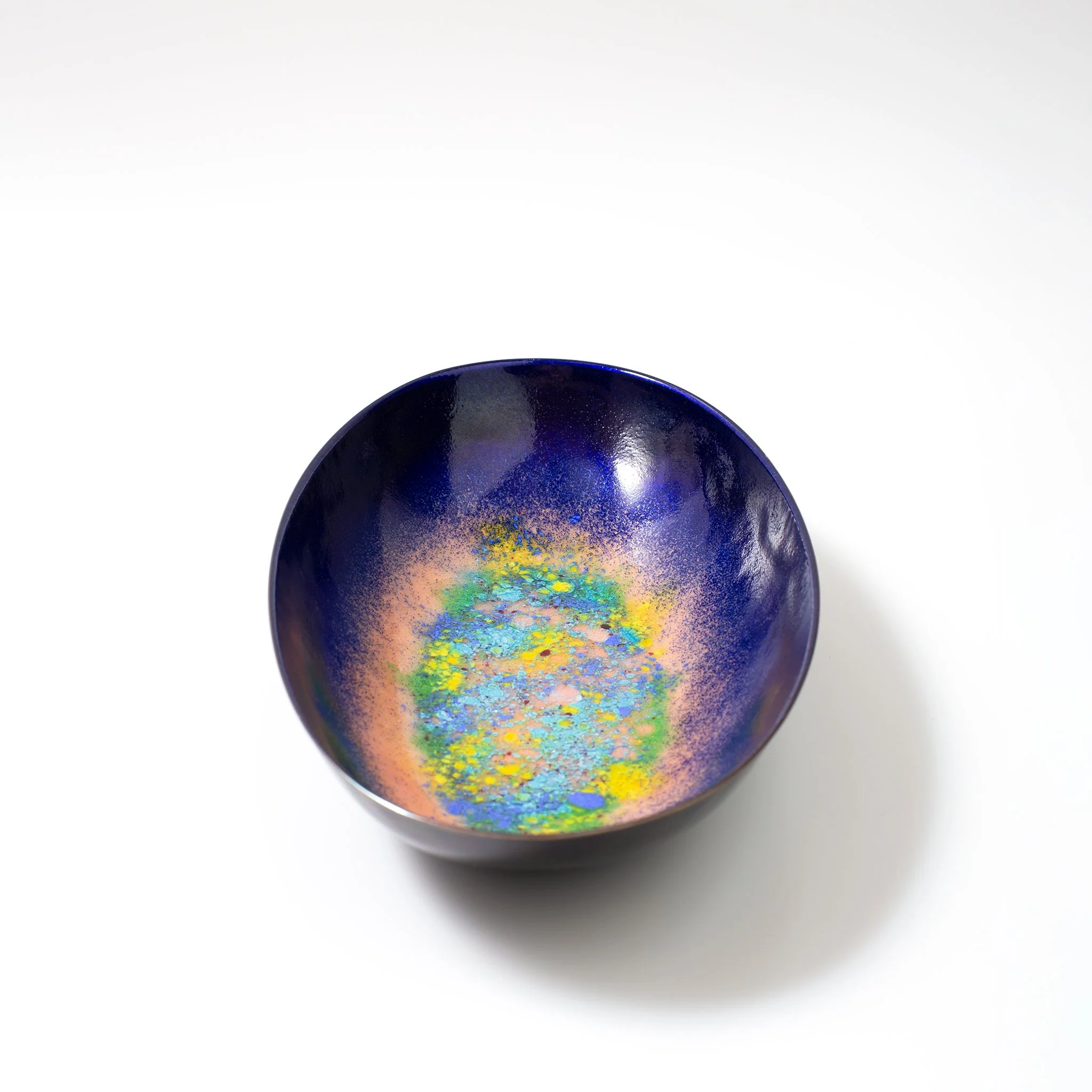 Decorative Copper Enamel Plate (デコラティブ コッパー エナメル プレート)
