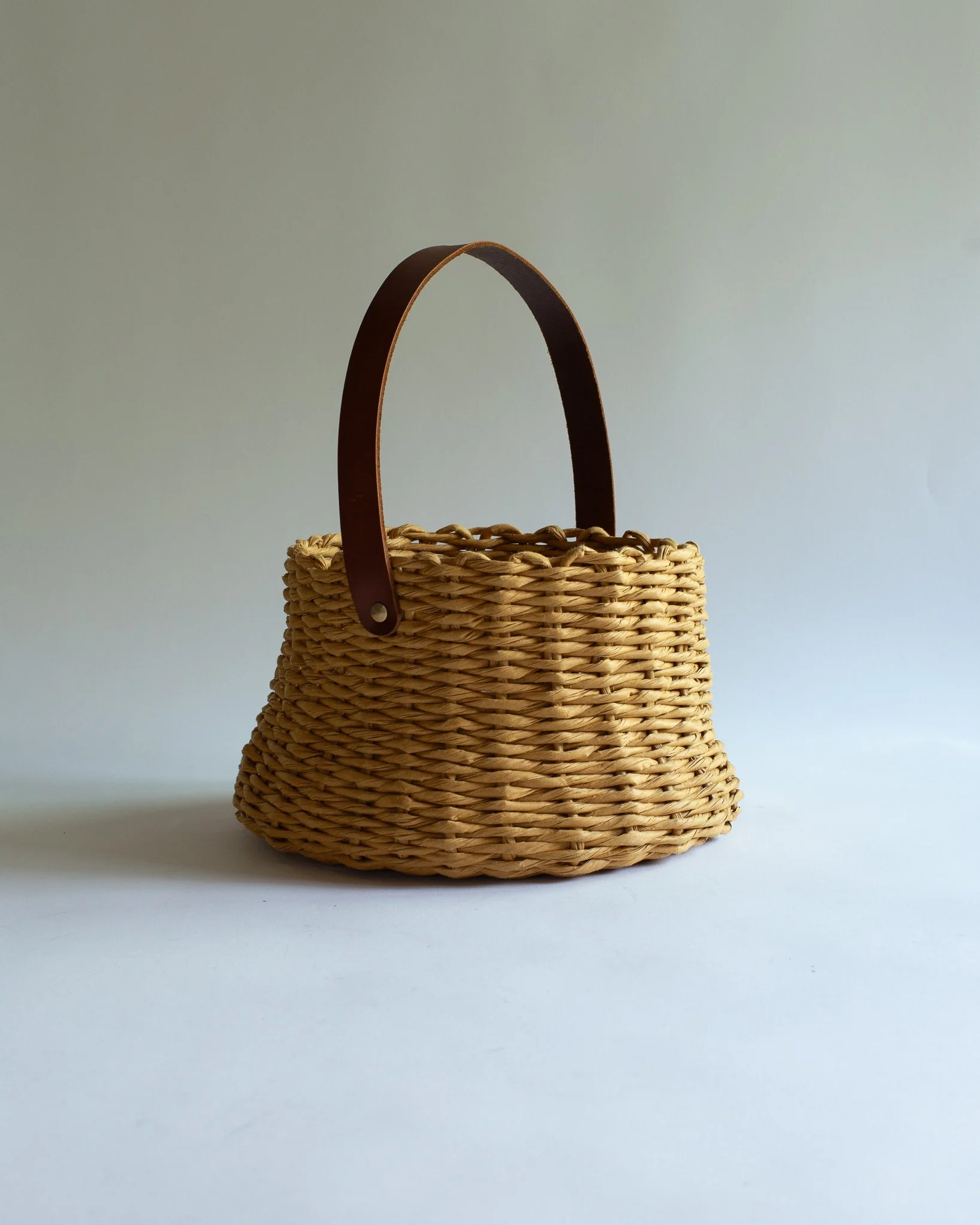 COCOON BASKET Hand-Woven Paper Yarn Bag