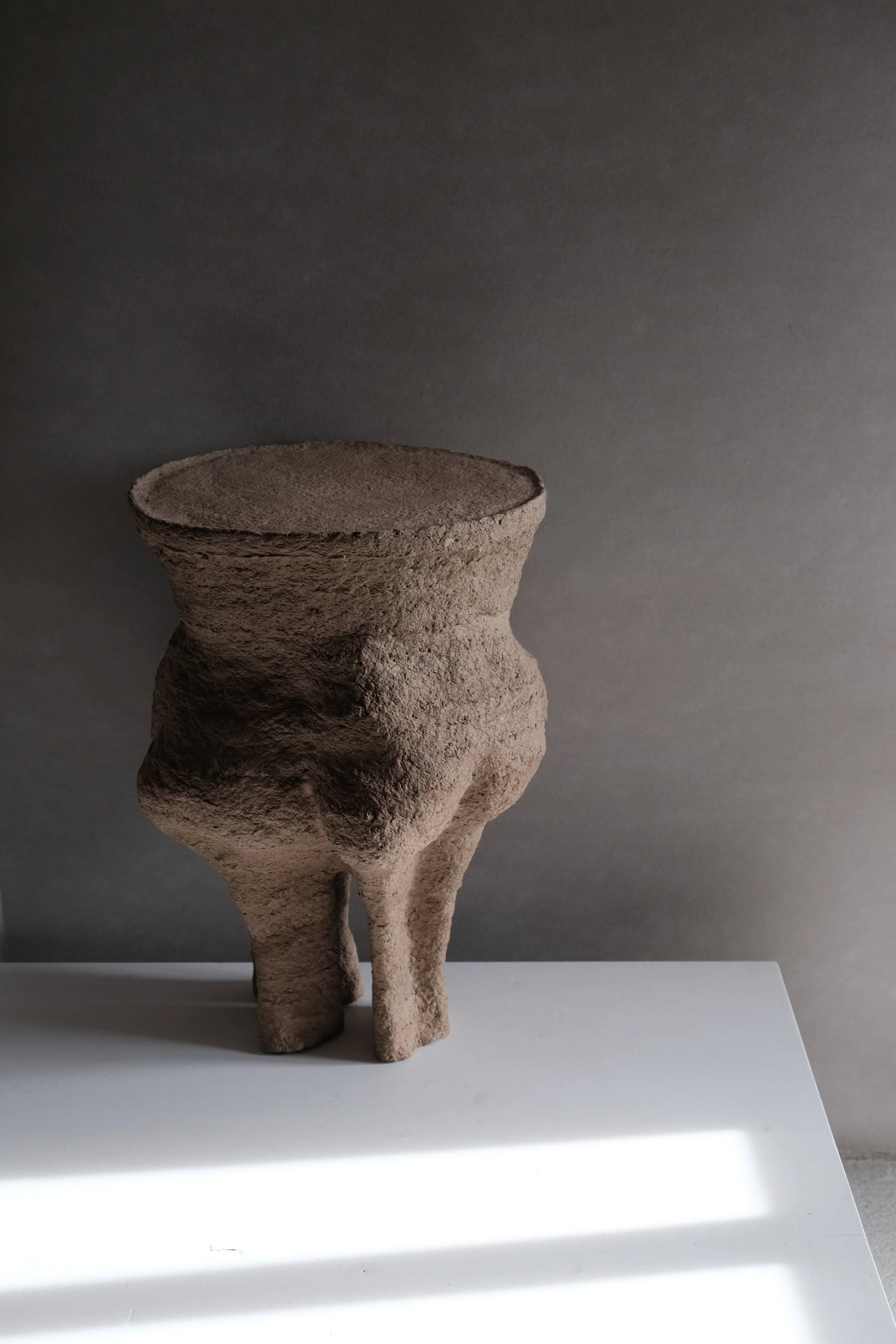ADOBE Table no.2 Handmade Paper Pulp Sculpture