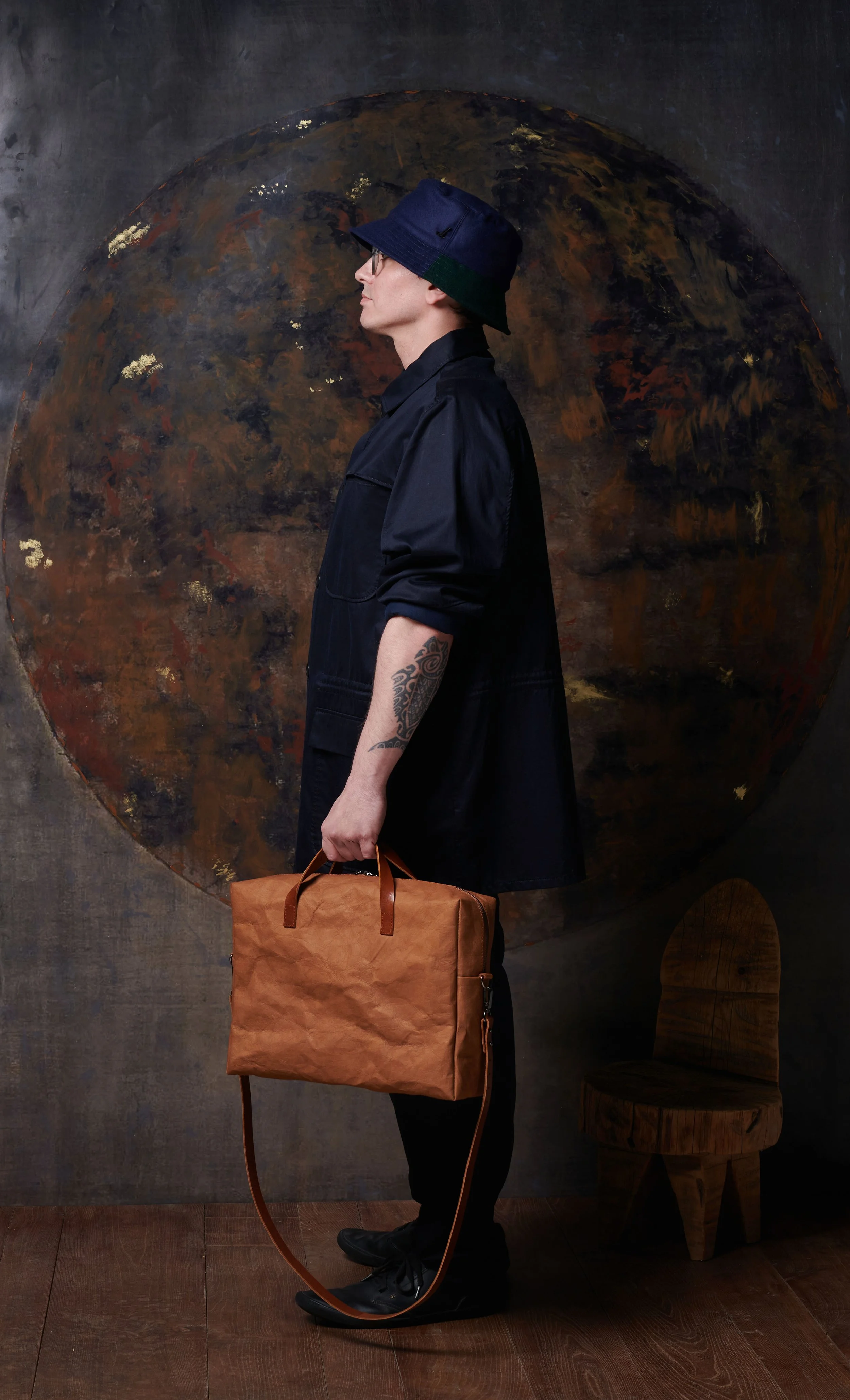 DIPLOMAT Plant Dyed Paper 2WAY Bag