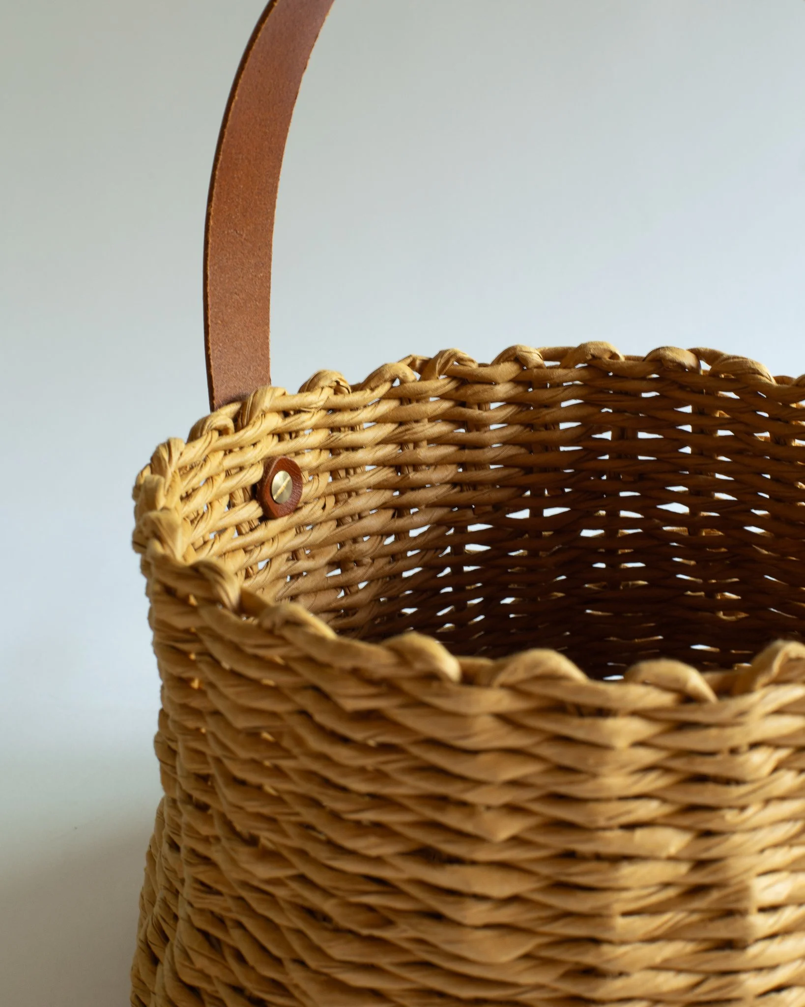 COCOON BASKET Hand-Woven Paper Yarn Bag