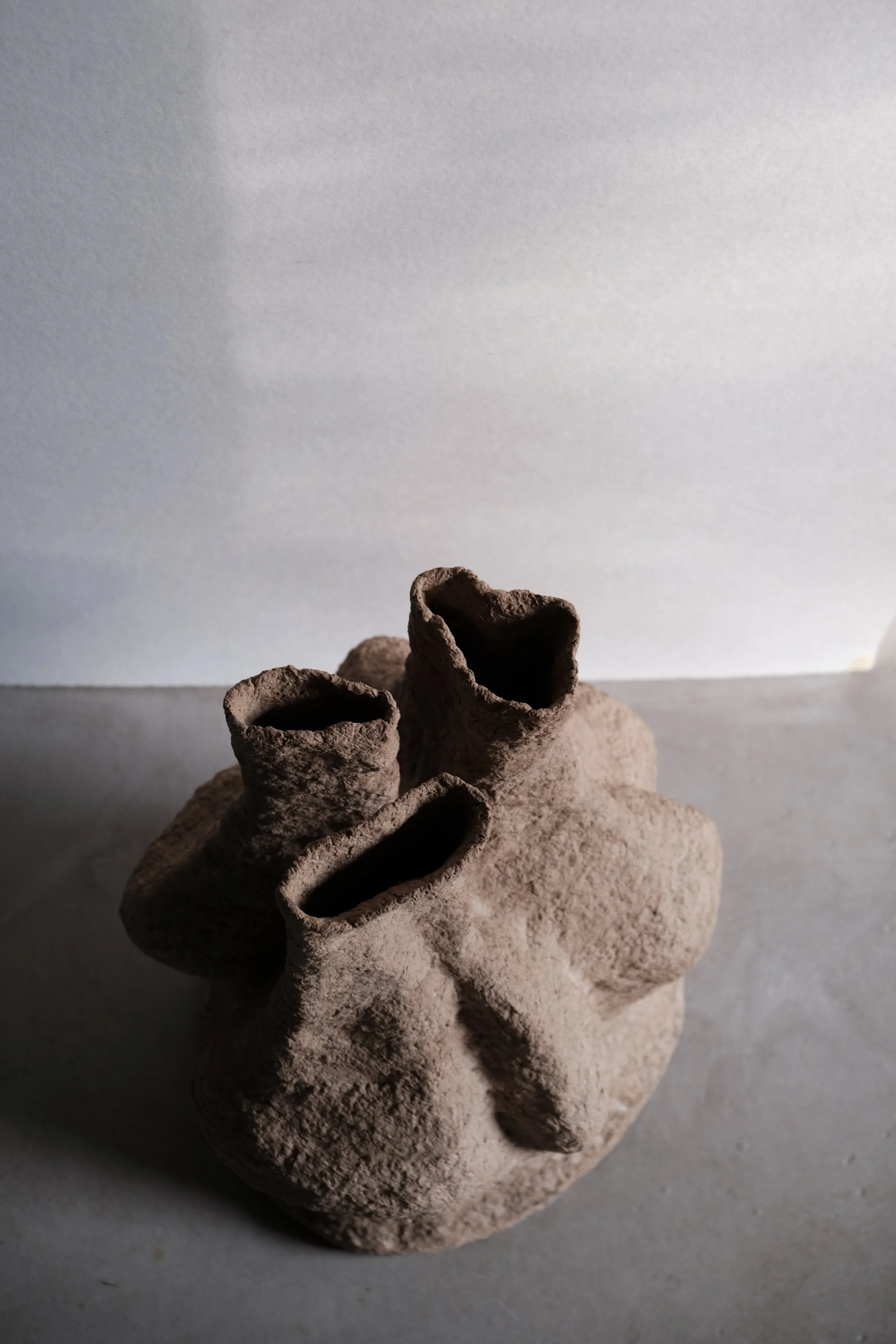 ADOBE Table no.2 Handmade Paper Pulp Sculpture