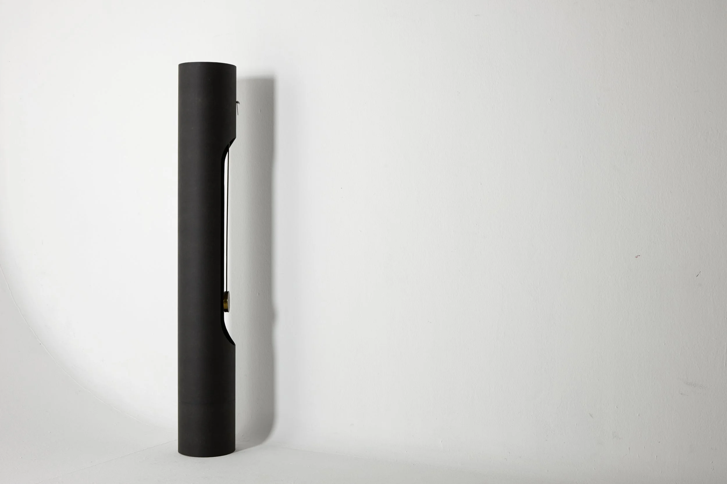 Column Clock - Tall Standing Paper Pendulum Clock