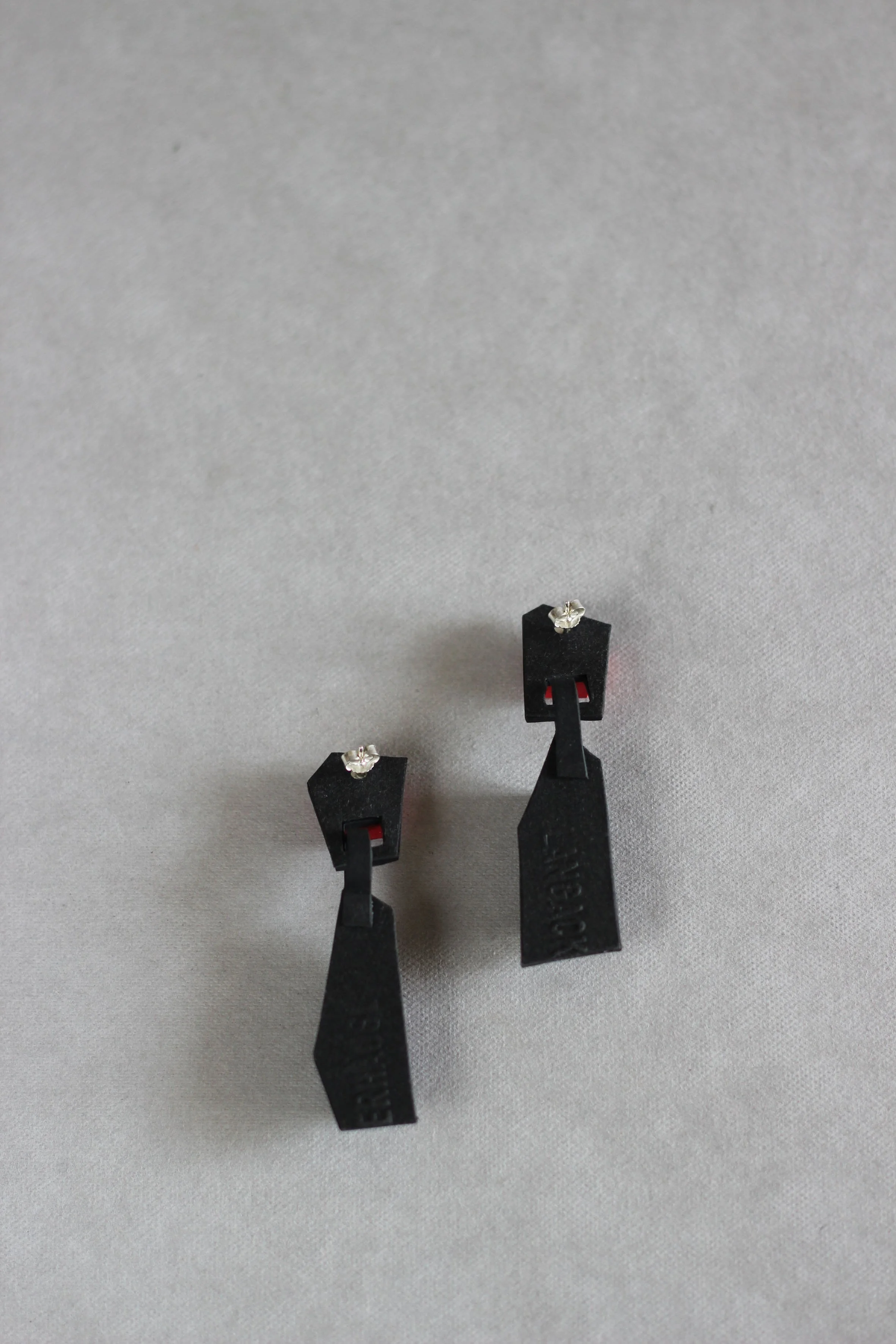 KRISTL Drop Earrings - Geometric Wearable Art (Pair)