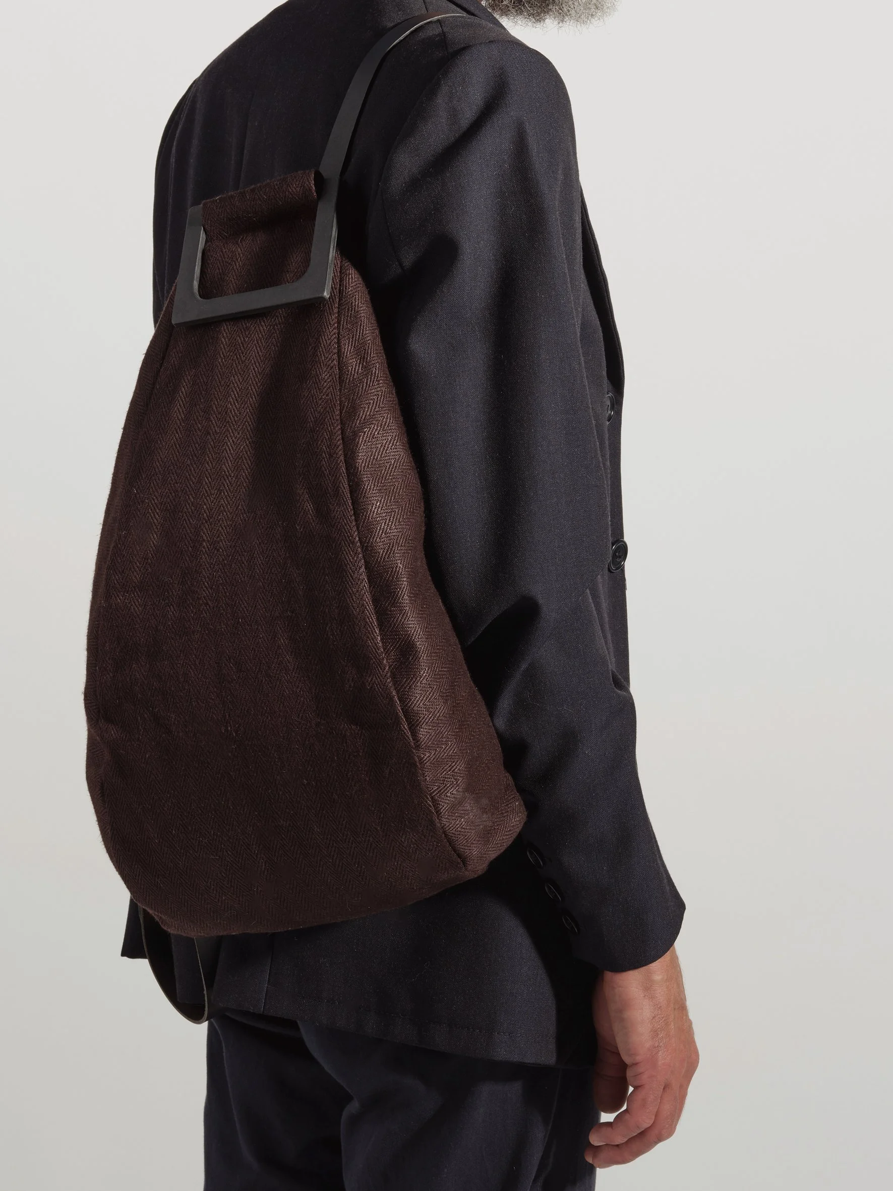 FREUND Drop-shaped Linen Backpack