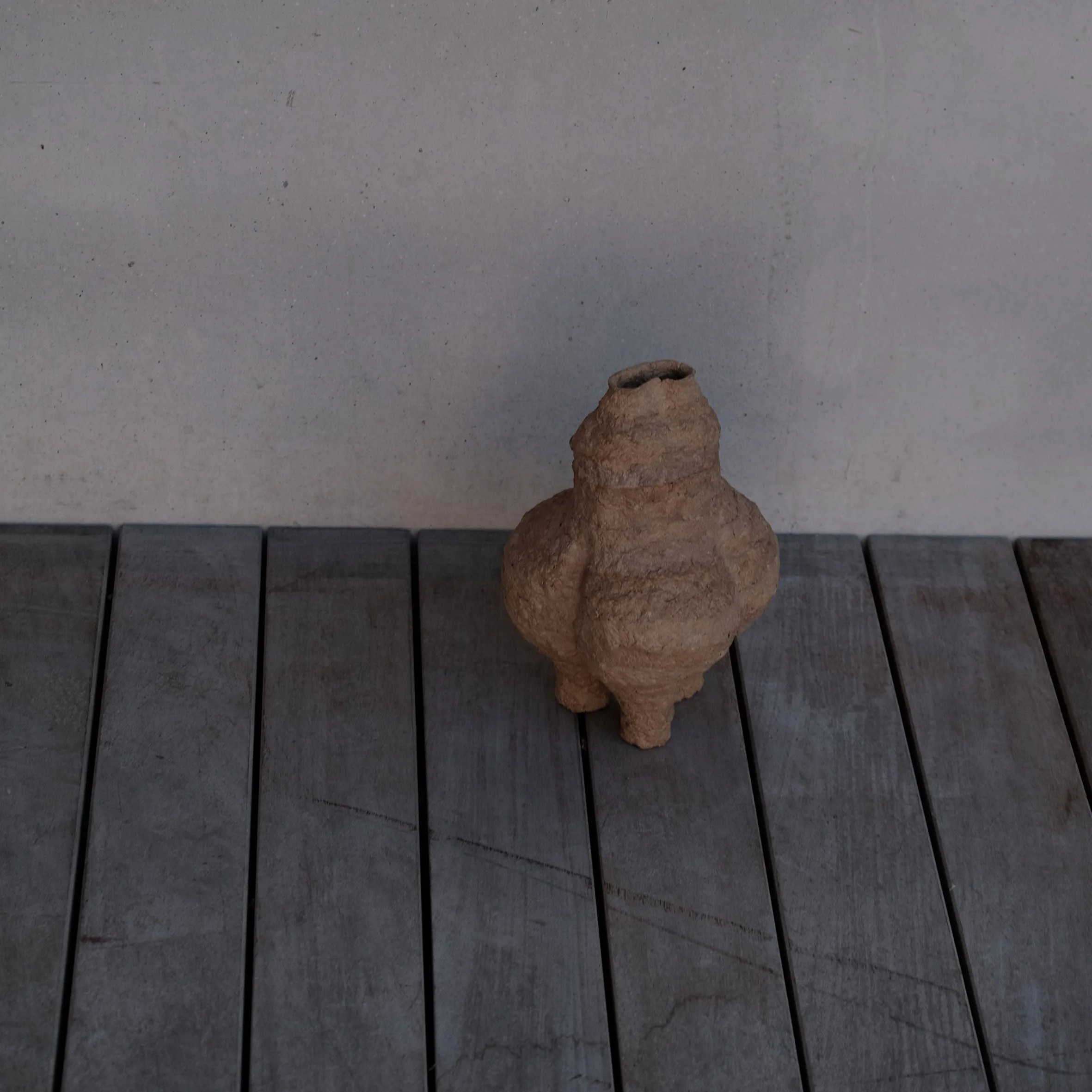 ADOBE small no.1 - Multi-Porous Paper Pulp Sculpture