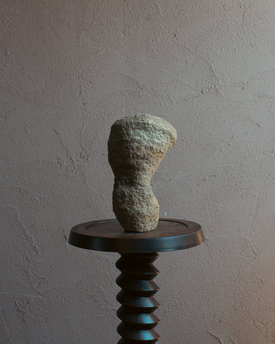 ADOBE small no.3 - Cave Opening Paper Pulp Sculpture