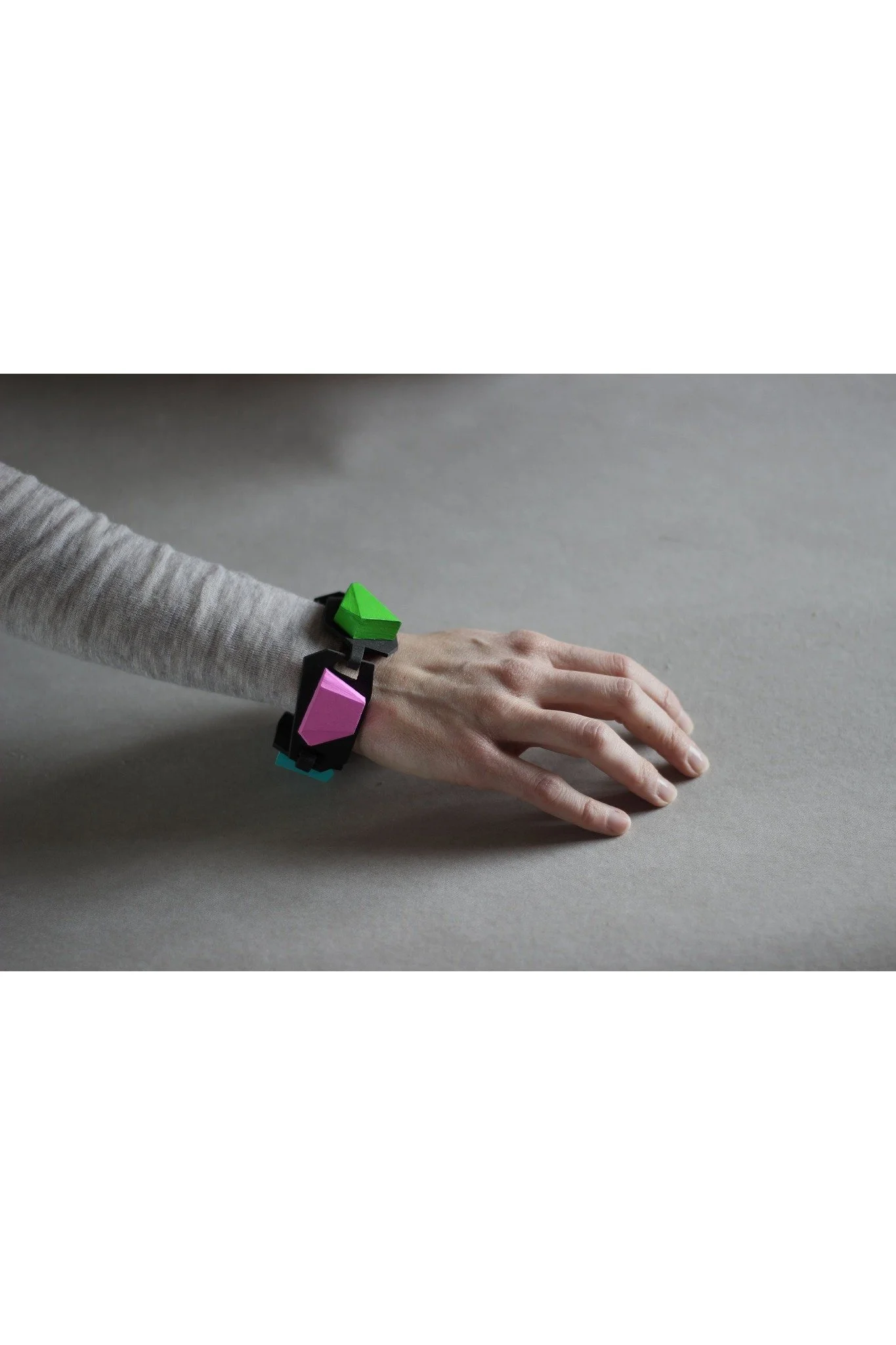 KRISTL Bracelets - Geometric Wearable Art (Handmade Paper Sculpture)