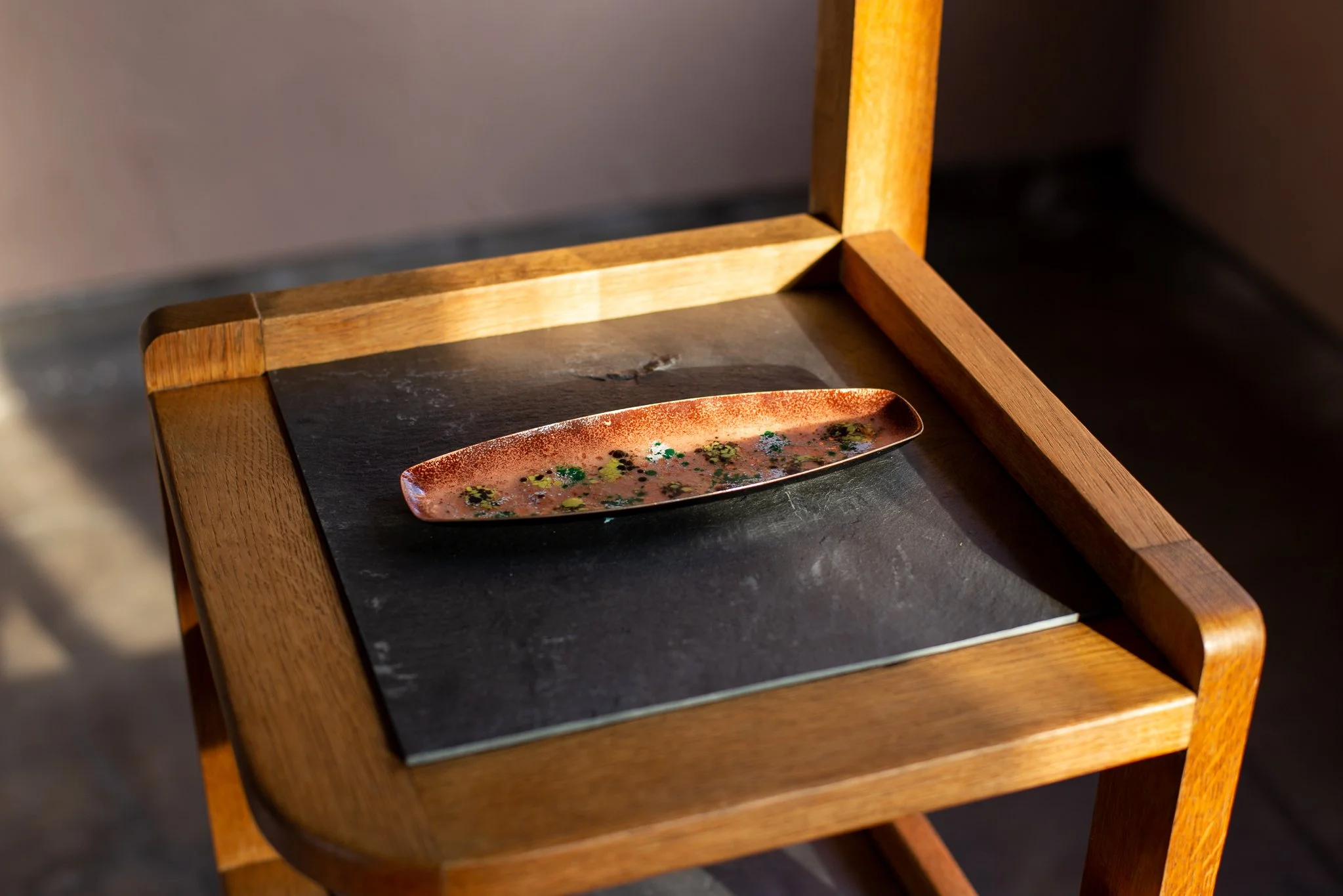 Decorative Iron Enamel Plate (デコラティブ アイアン エナメル プレート)