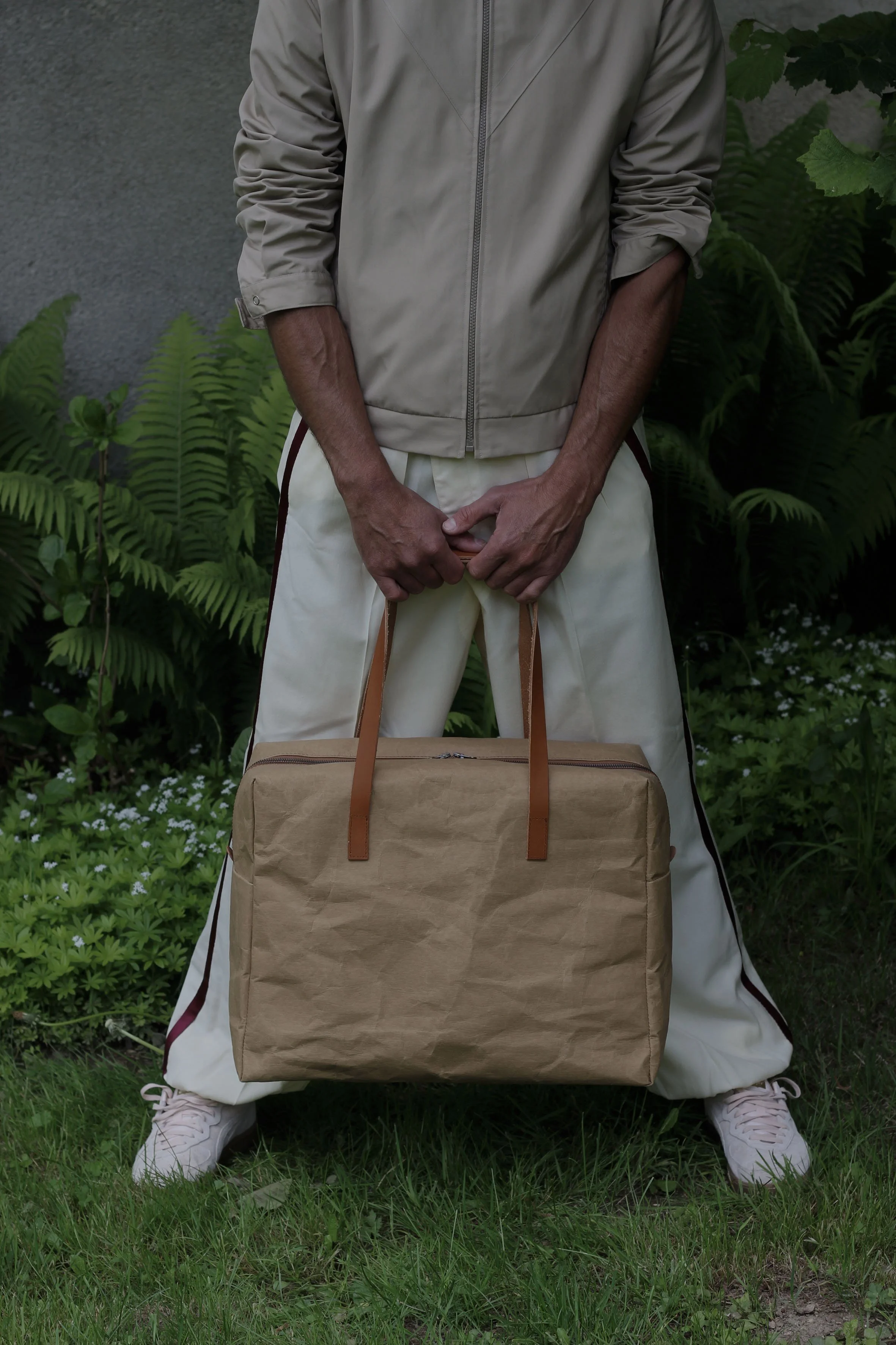 COMPANION - Boston Bag　キャメル