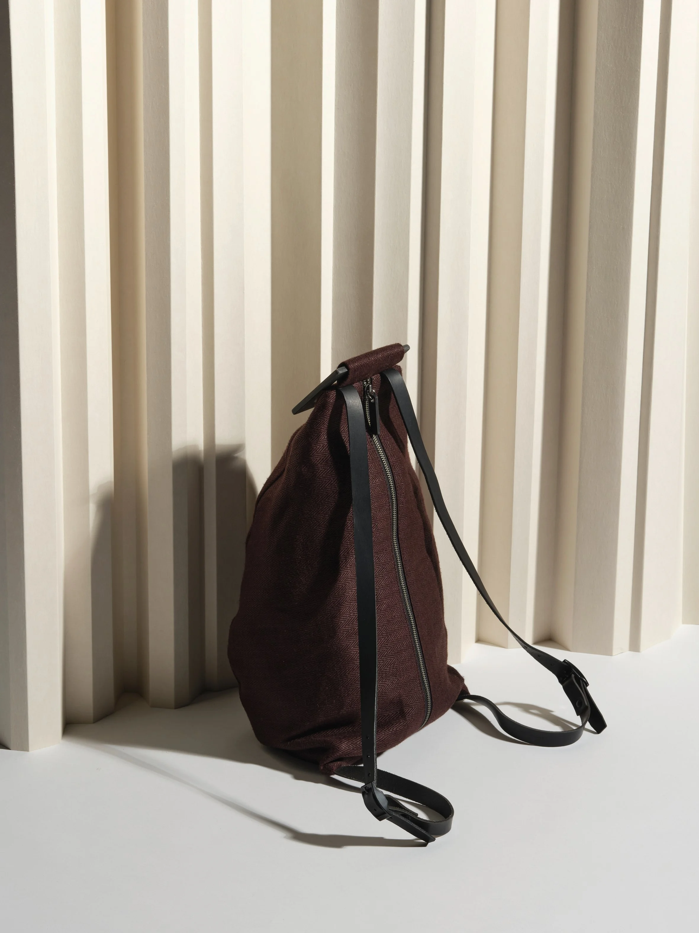 FREUND Drop-shaped Linen Backpack