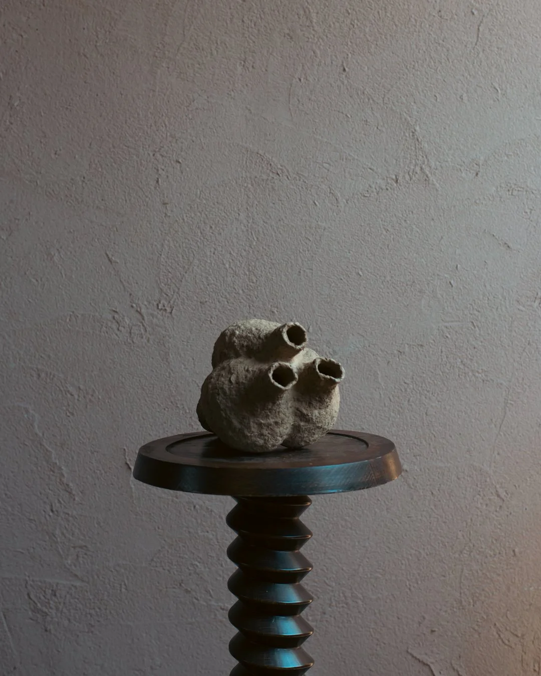 ADOBE small no.1 - Multi-Porous Paper Pulp Sculpture