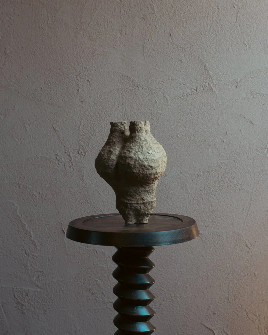 ADOBE small no.1 - Multi-Porous Paper Pulp Sculpture