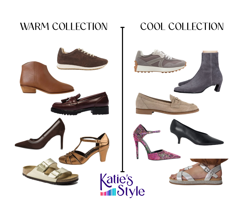 Warm and cool shoe collection